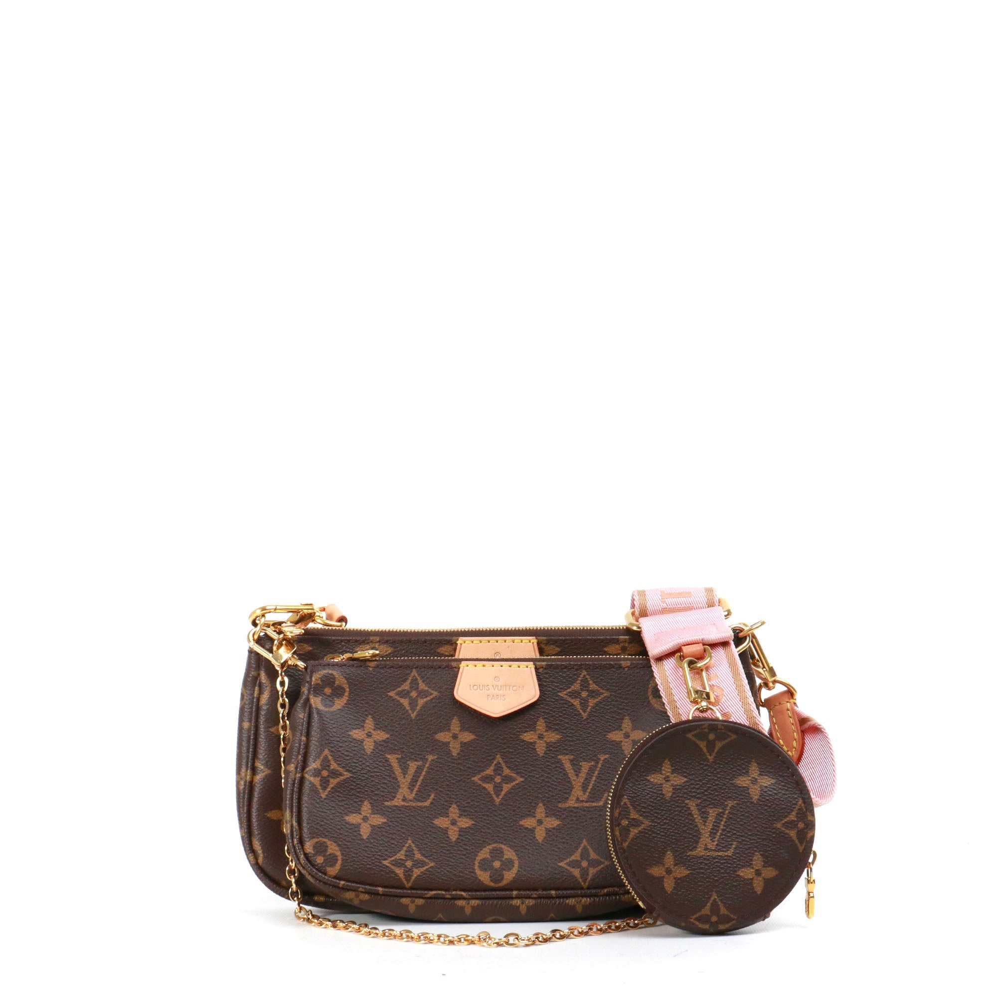 LOUIS VUITTON - Sac à bandoulière Multi Pochette Accessoires Louis Vuitton en toile monogramme