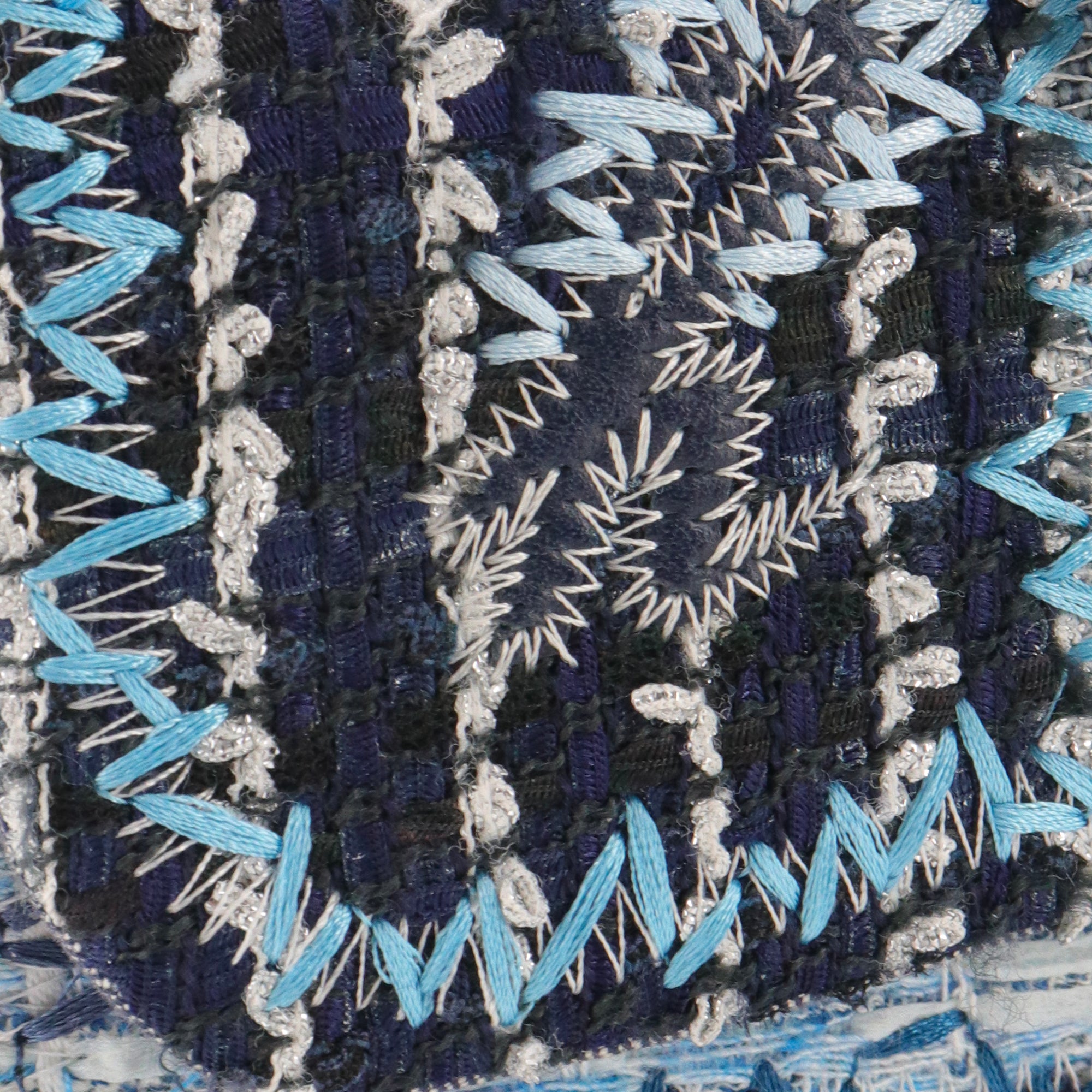 CHANEL - Sac à main Classique/Timeless Chanel simple flap Chanel en patchwork denim