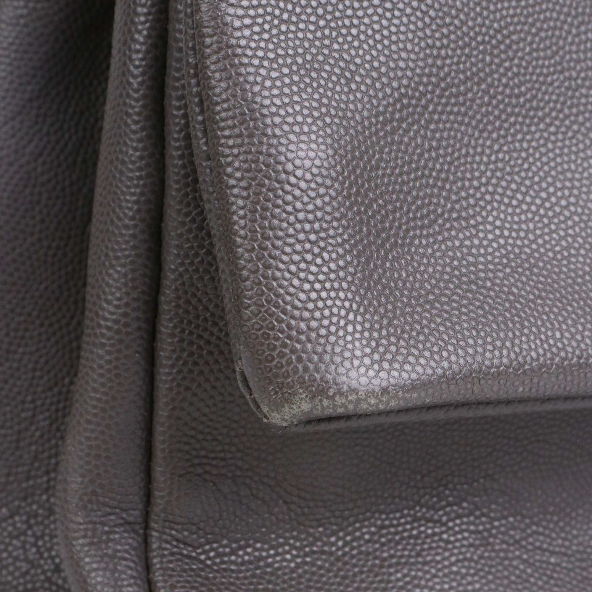 SAINT LAURENT - Sac à bandoulière West Hollywood Saint Laurent en cuir grainé gris
