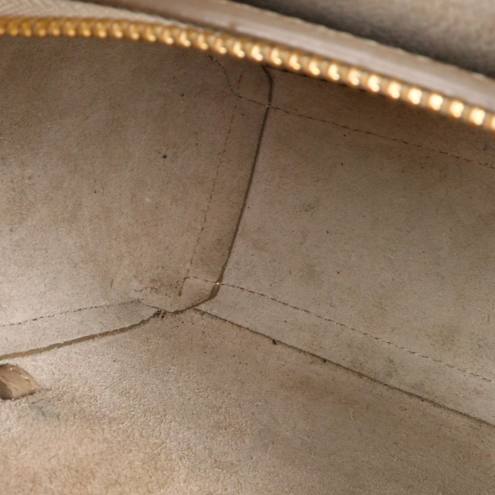 CELINE - Small size 16 handbag in gray smooth leather