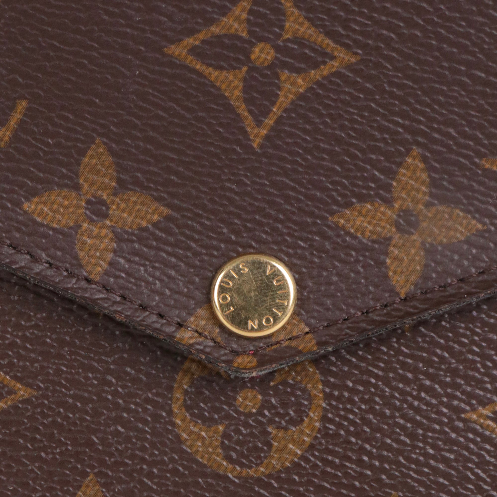 LOUIS VUITTON - Pochette Félicie Louis Vuitton en toile monogrammée marron