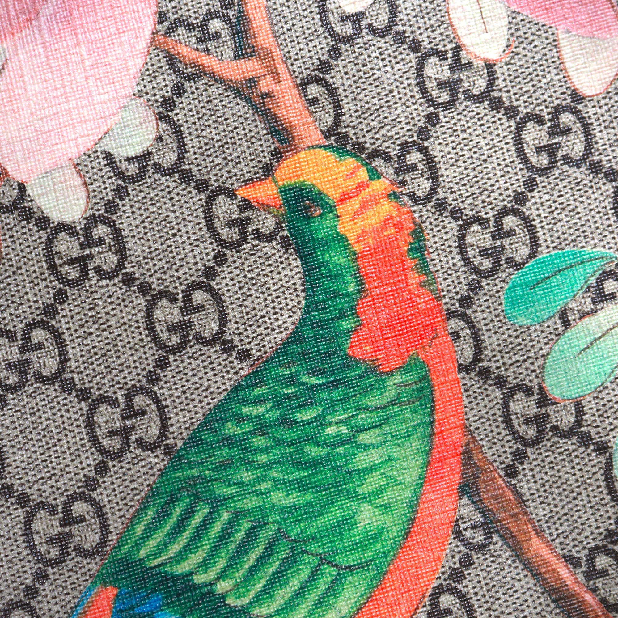 GUCCI - Sac cabas Suprême GG Tian en toile enduite et cuir marron