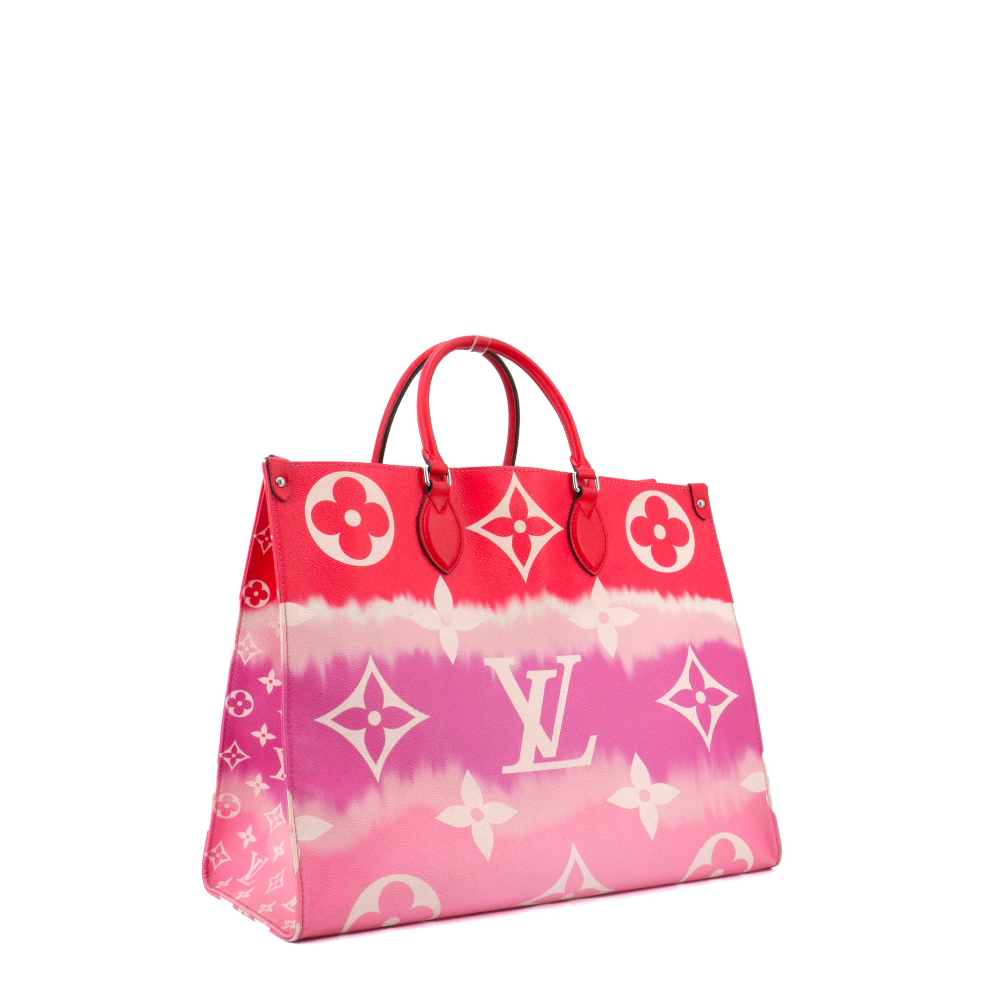 LOUIS VUITTON - Sac cabas Louis Vuitton OnTheGo GM en toile monogrammée édition limitée escale