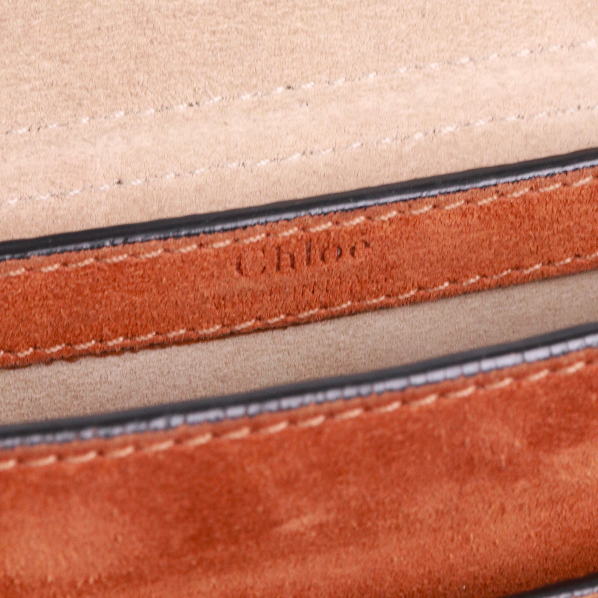 CHLOÉ - Sac à bandoulière Hudson Chloé en daim marron