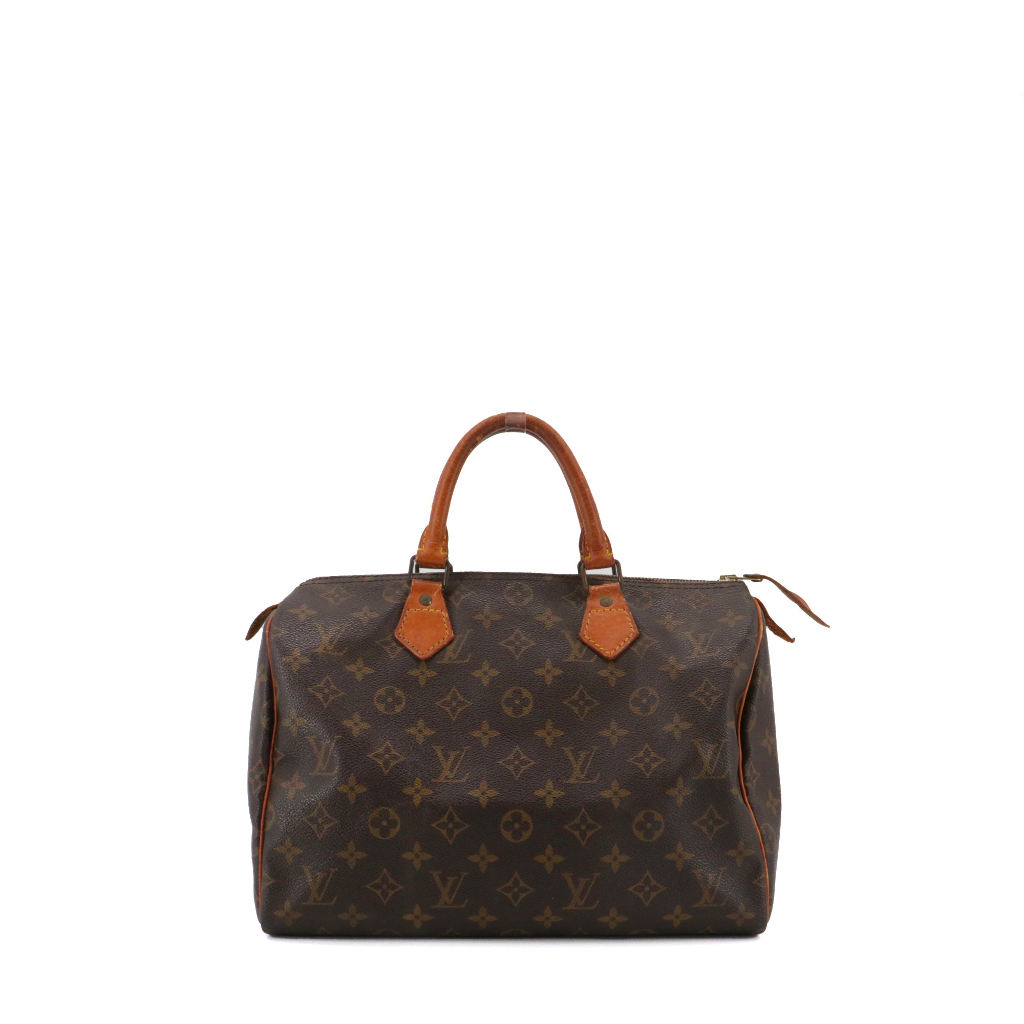 LOUIS VUITTON - Sac à main Speedy 30 Louis Vuitton en toile monogrammée vintage
