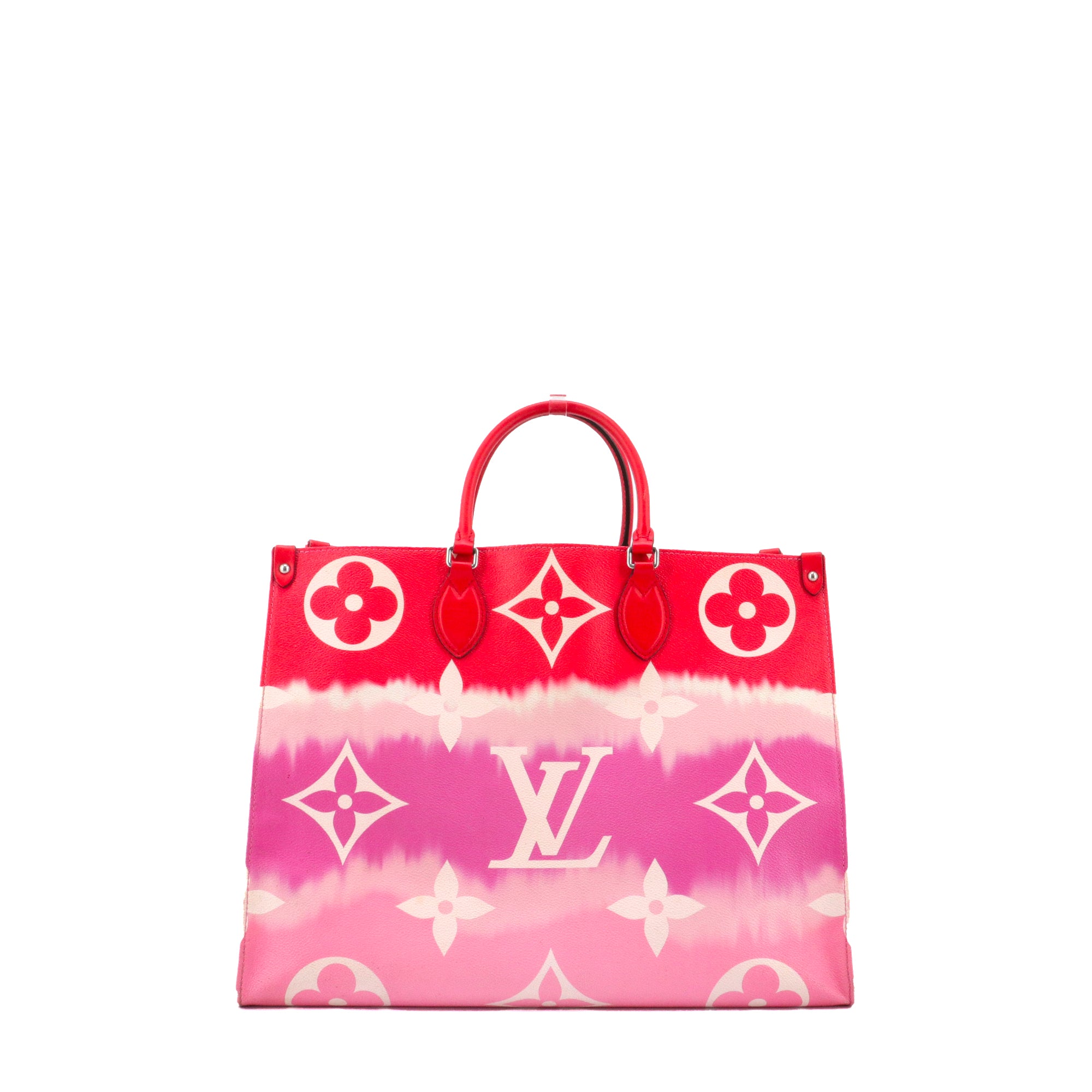 LOUIS VUITTON - Sac cabas Louis Vuitton OnTheGo GM en toile monogrammée édition limitée escale