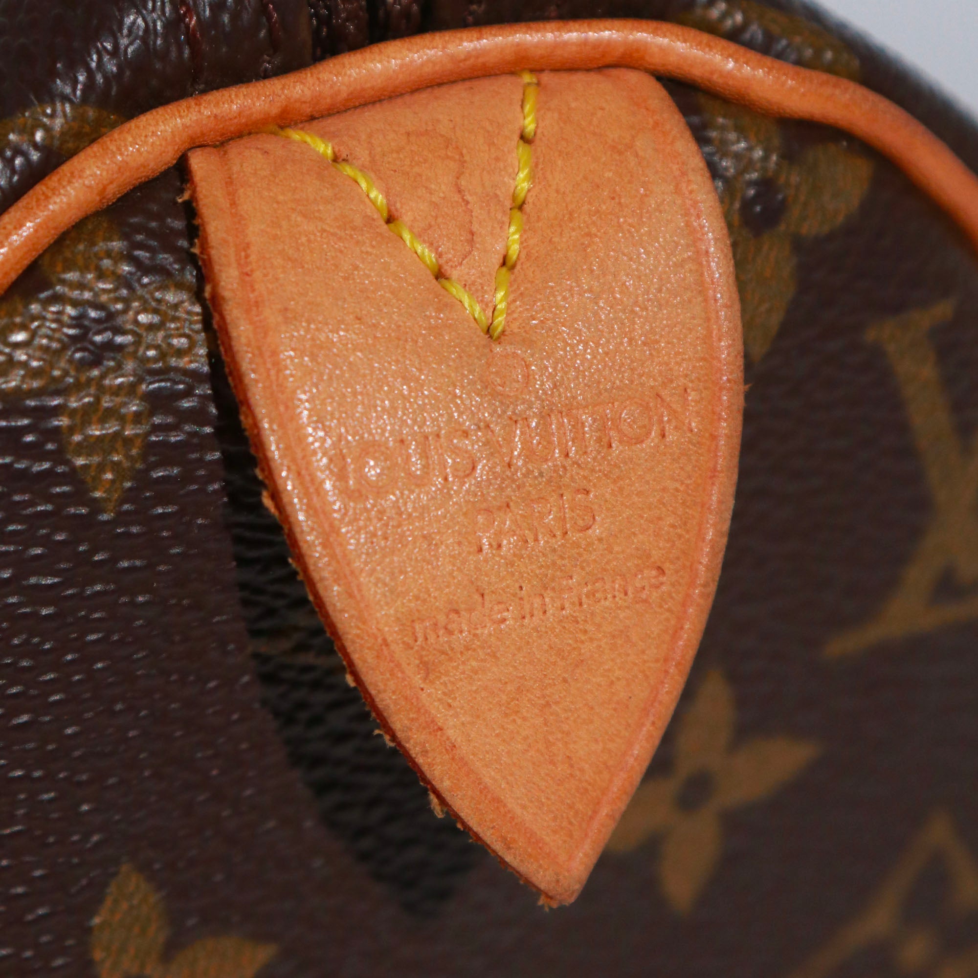 LOUIS VUITTON - Sac à main Speedy 30 en toile monogramme