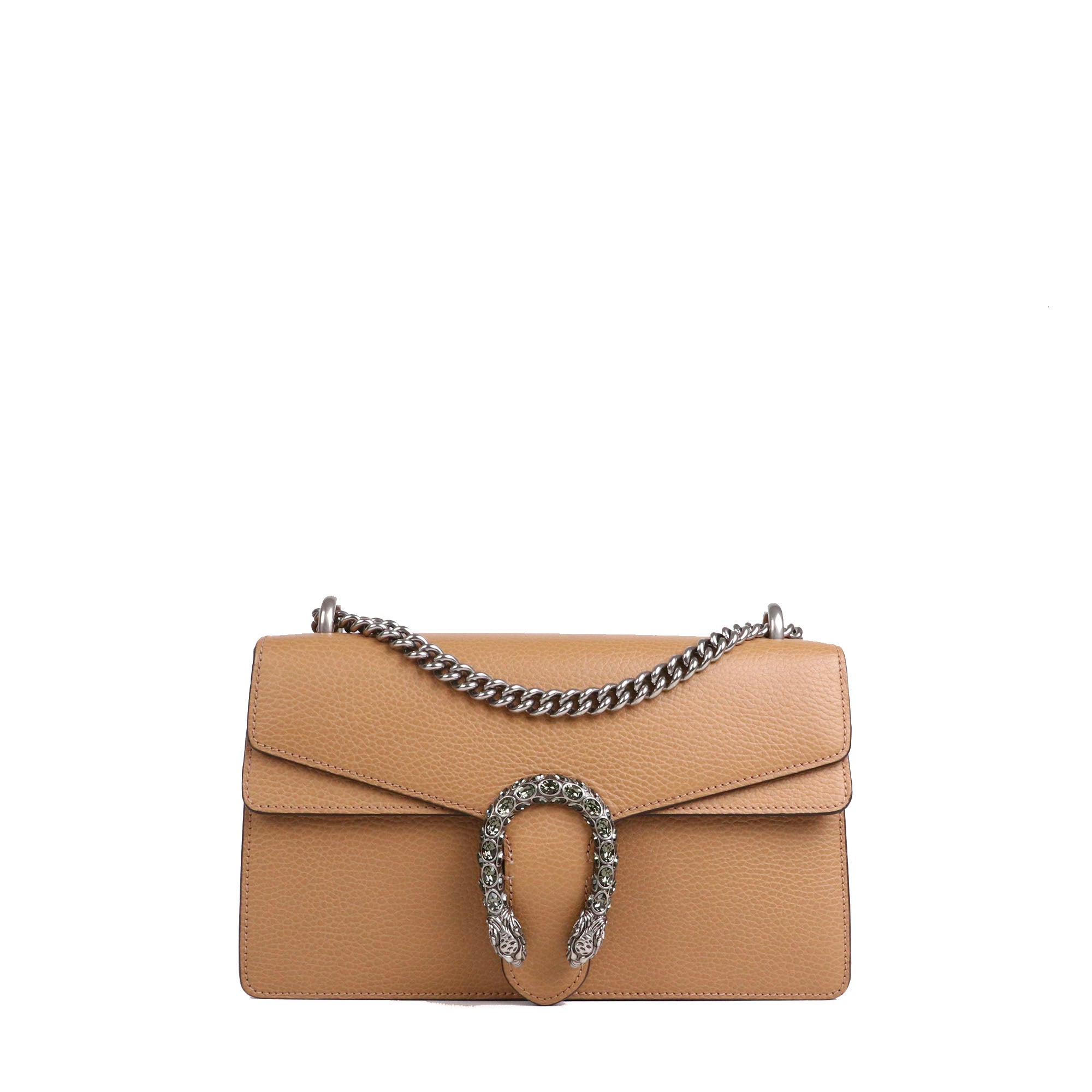 GUCCI - Sac à épaule Dionysus Petite Taille Gucci en cuir marron