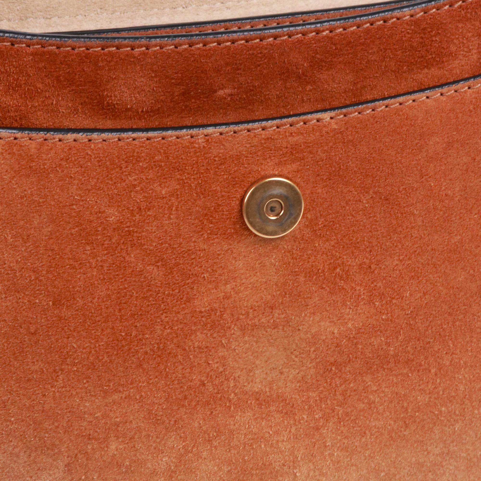 CHLOÉ - Sac à bandoulière Hudson Chloé en daim marron