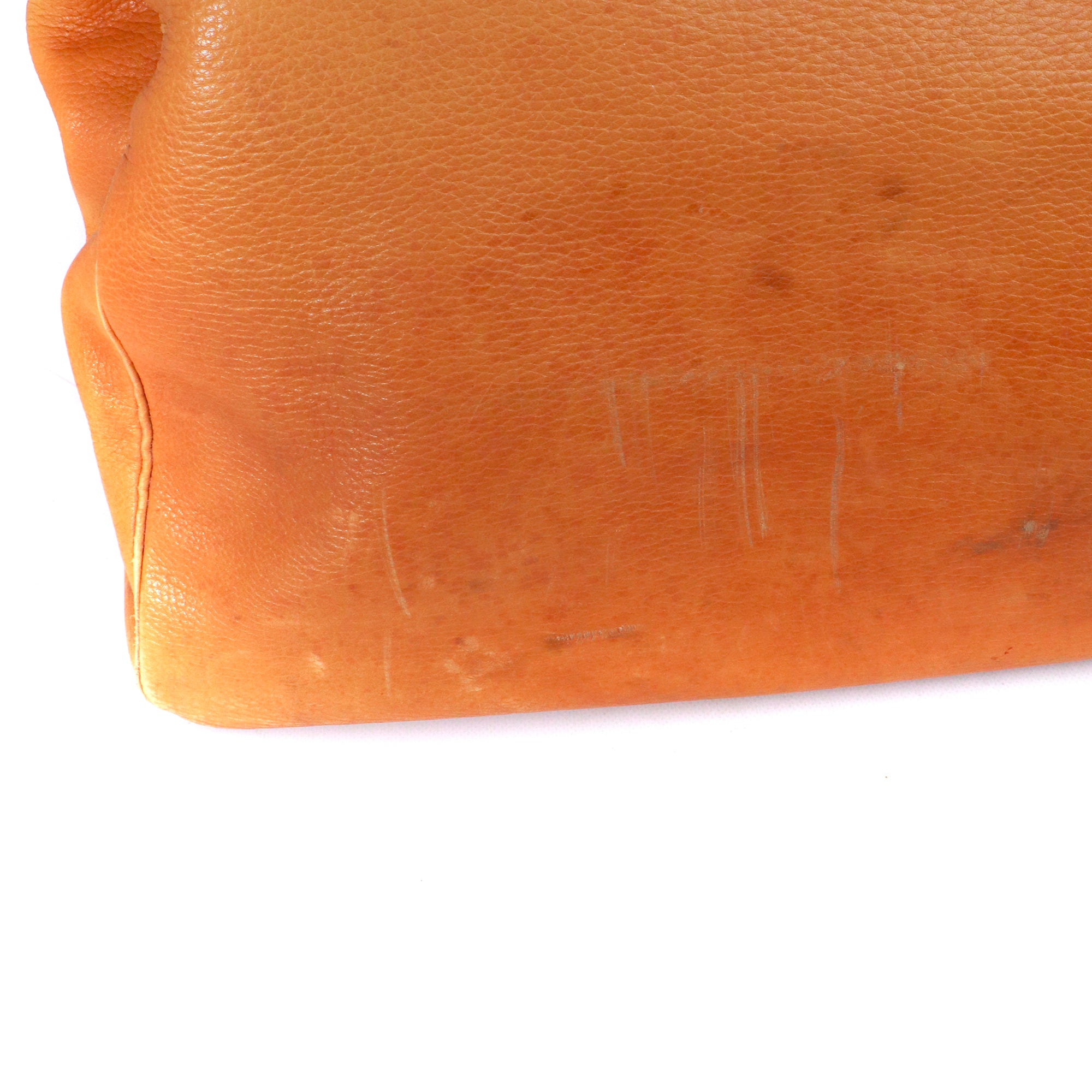 HERMÈS - Sac de voyage Haut à Courroies 60 Hermès en cuir marron vintage