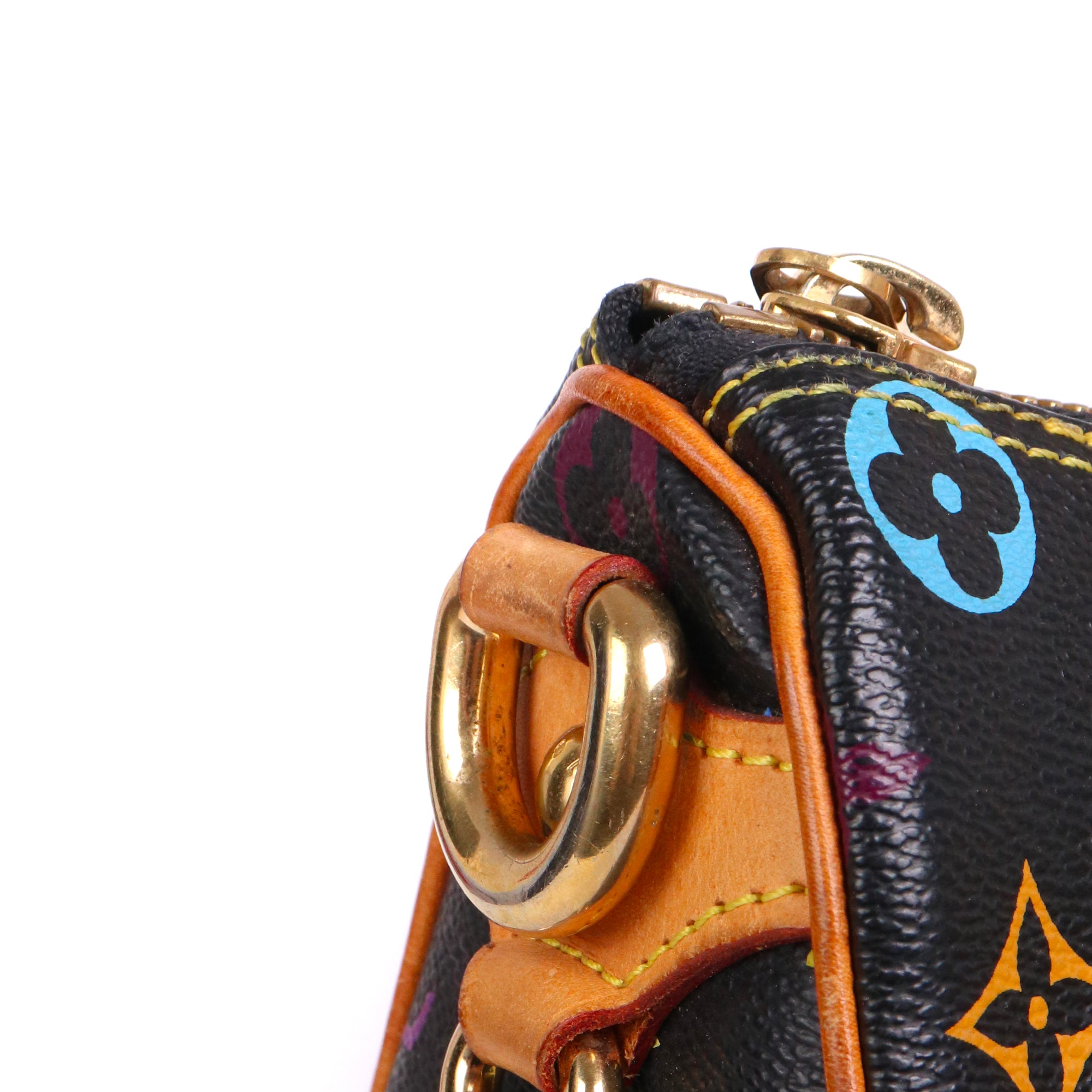 LOUIS VUITTON - Sac à main Rita Louis Vuitton x Takashi Murakami en toile monogrammée