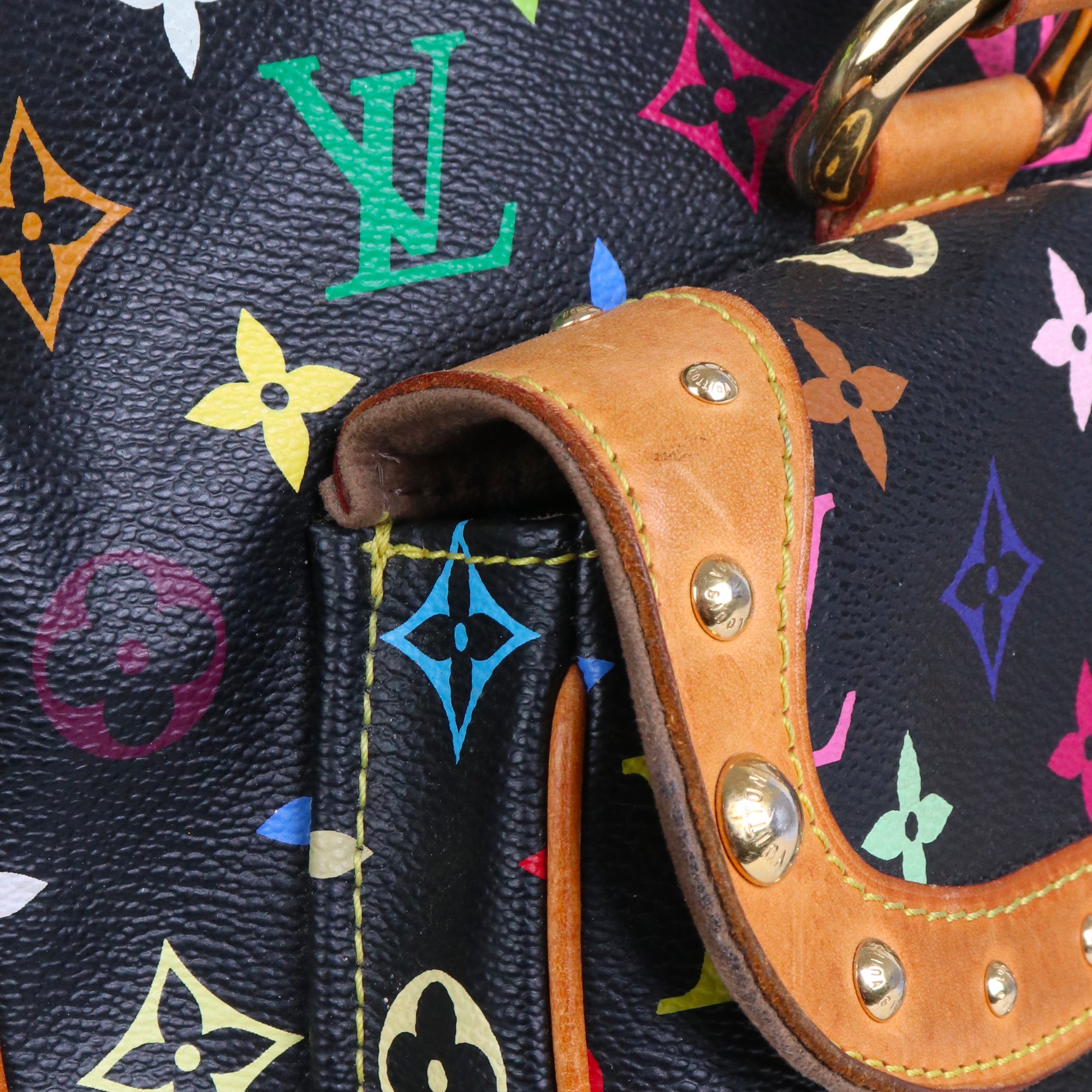 LOUIS VUITTON - Sac à main Rita Louis Vuitton x Takashi Murakami en toile monogrammée