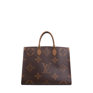 LOUIS VUITTON - Sac cabas Louis Vuitton OnTheGo GM en toile monogrammée