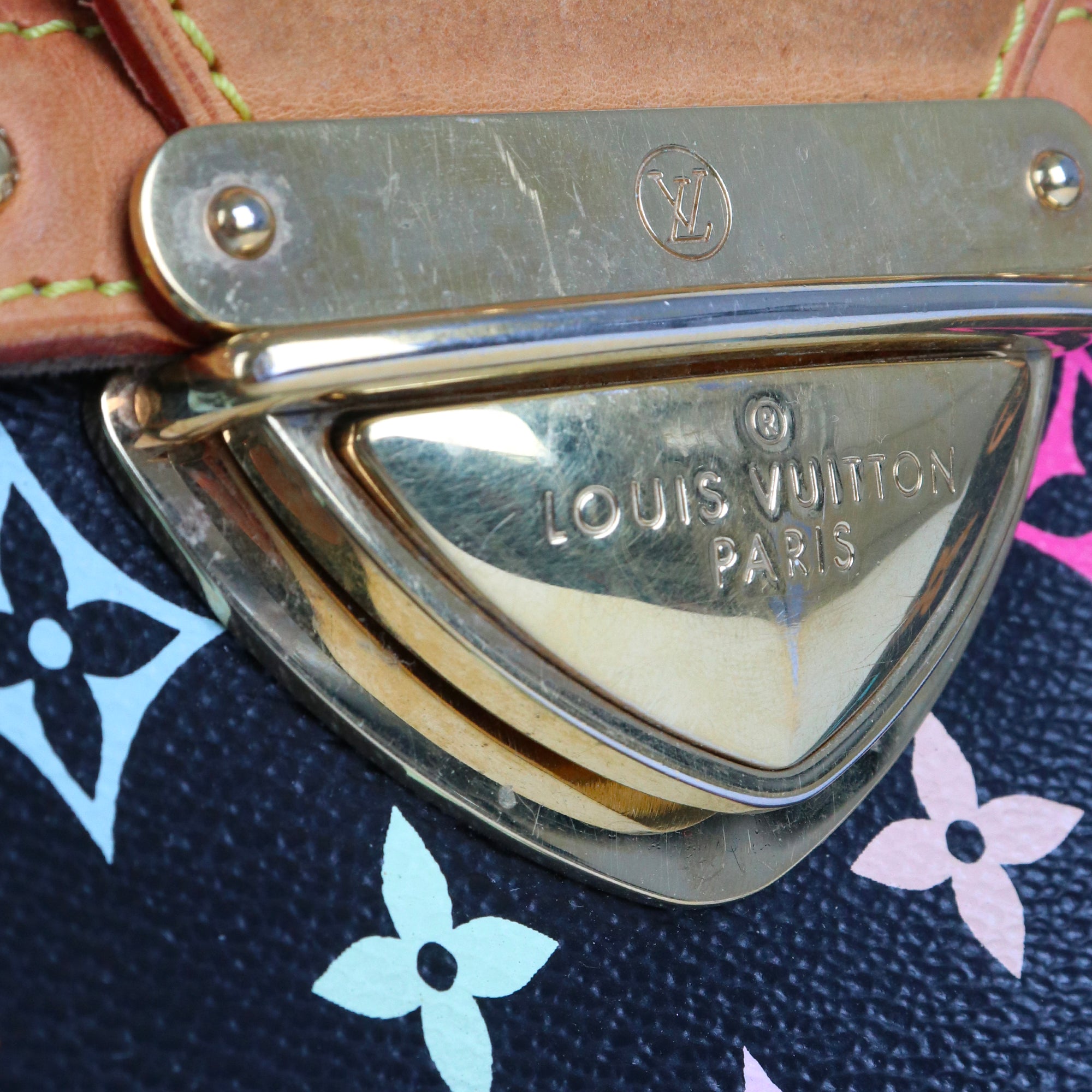 LOUIS VUITTON - Sac à main Rita Louis Vuitton x Takashi Murakami en toile monogrammée