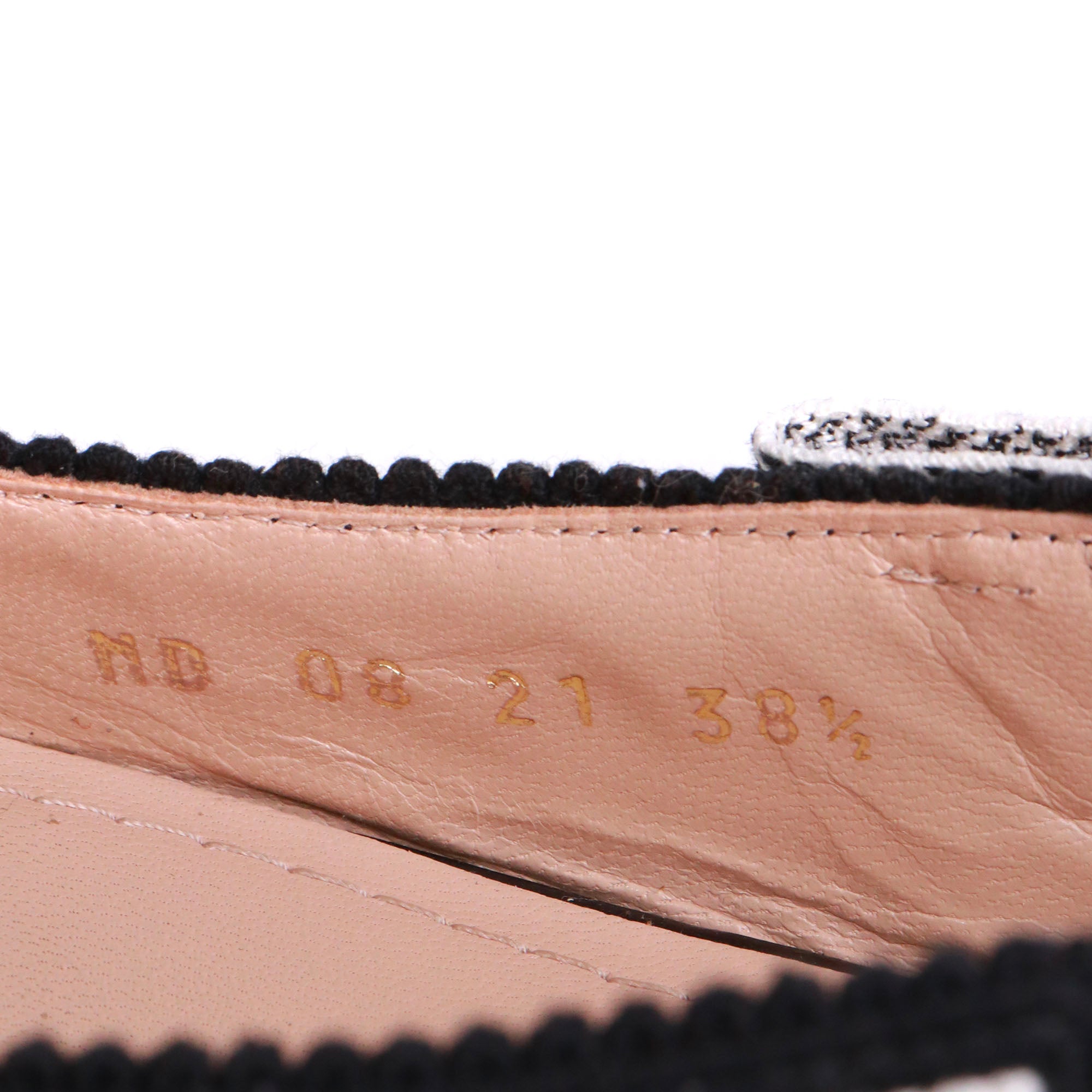 DIOR - Sandales Slingback J'Adior Dior en tweed pieds de poules (T38,5)