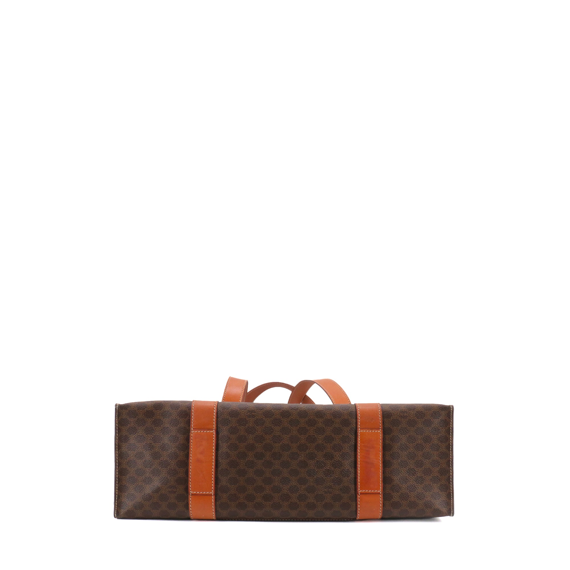 CELINE - Sac cabas Celine en toile monogrammée vintage