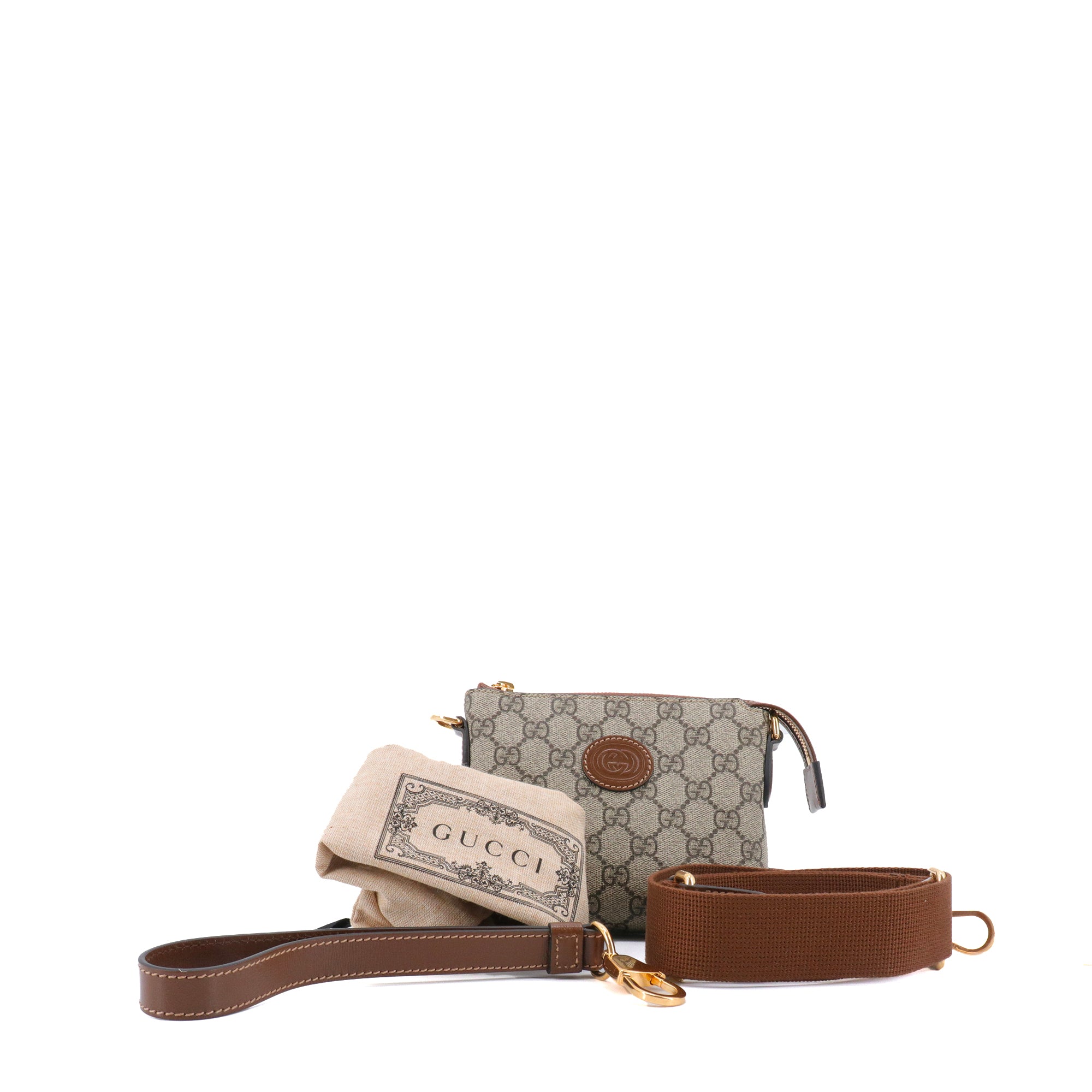 GUCCI - Sac à bandoulière Ophidia Mini Gucci en toile monogrammée