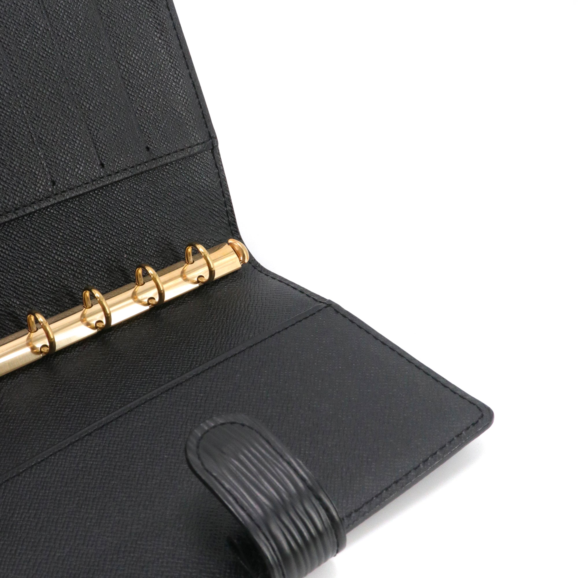 LOUIS VUITTON - Louis Vuitton PM diary cover in black epi leather