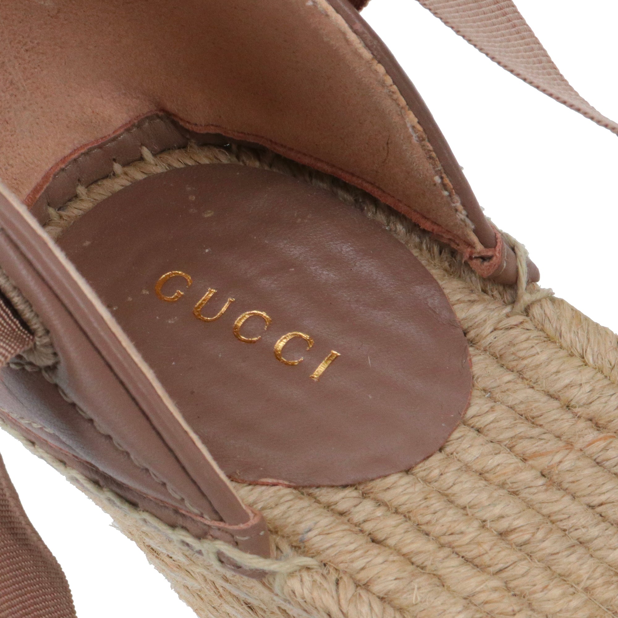 GUCCI - Espadrilles in GG canvas and bees (T36.5)