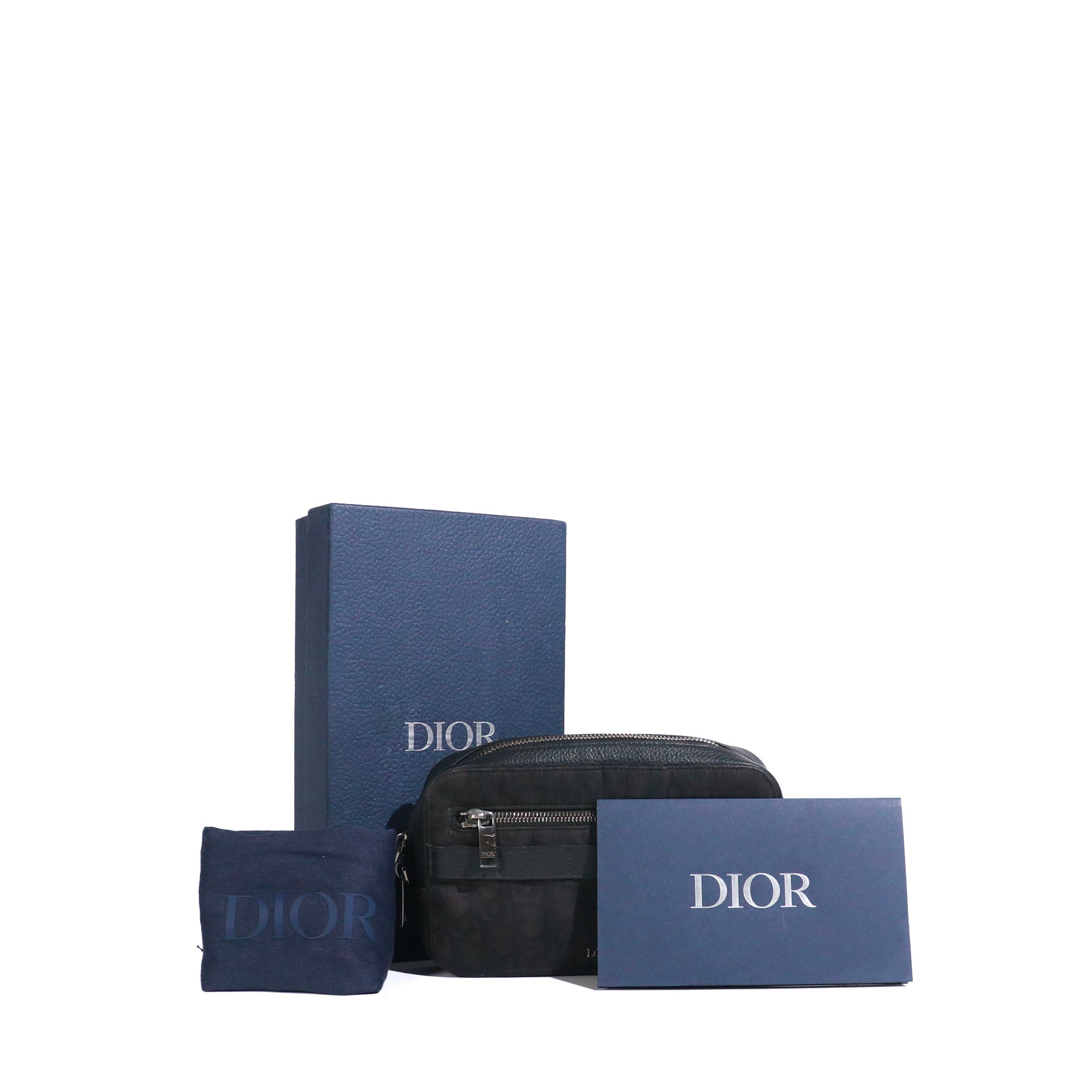 DIOR - Pochette ceinture Dior Oblique Pixel en nylon et cuir