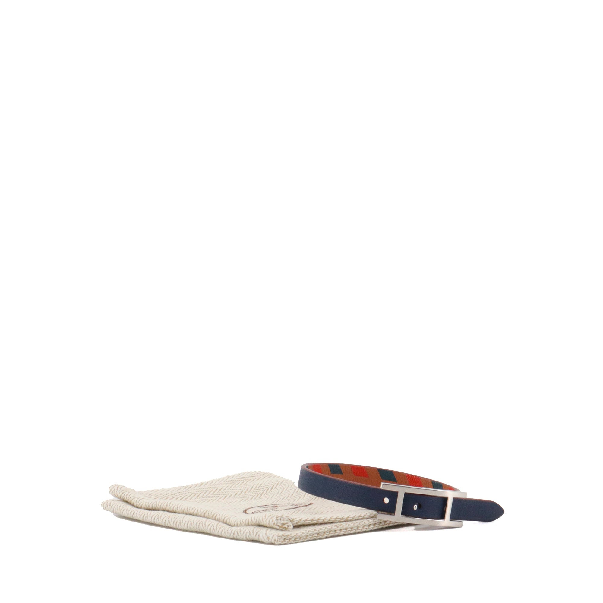 HERMÈS - Hermès Behapi single-turn reversible leather bracelet