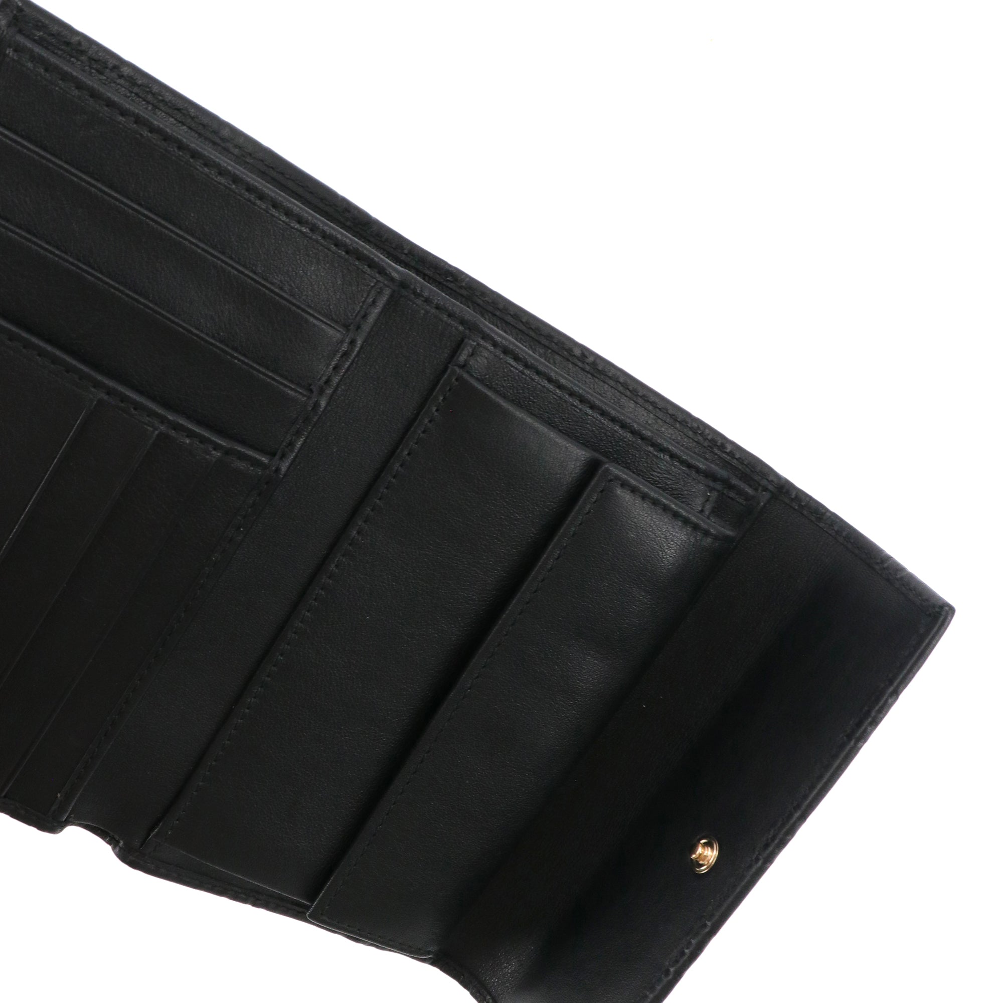 GUCCI - Portefeuille Guccissima Gucci en cuir embossé noir