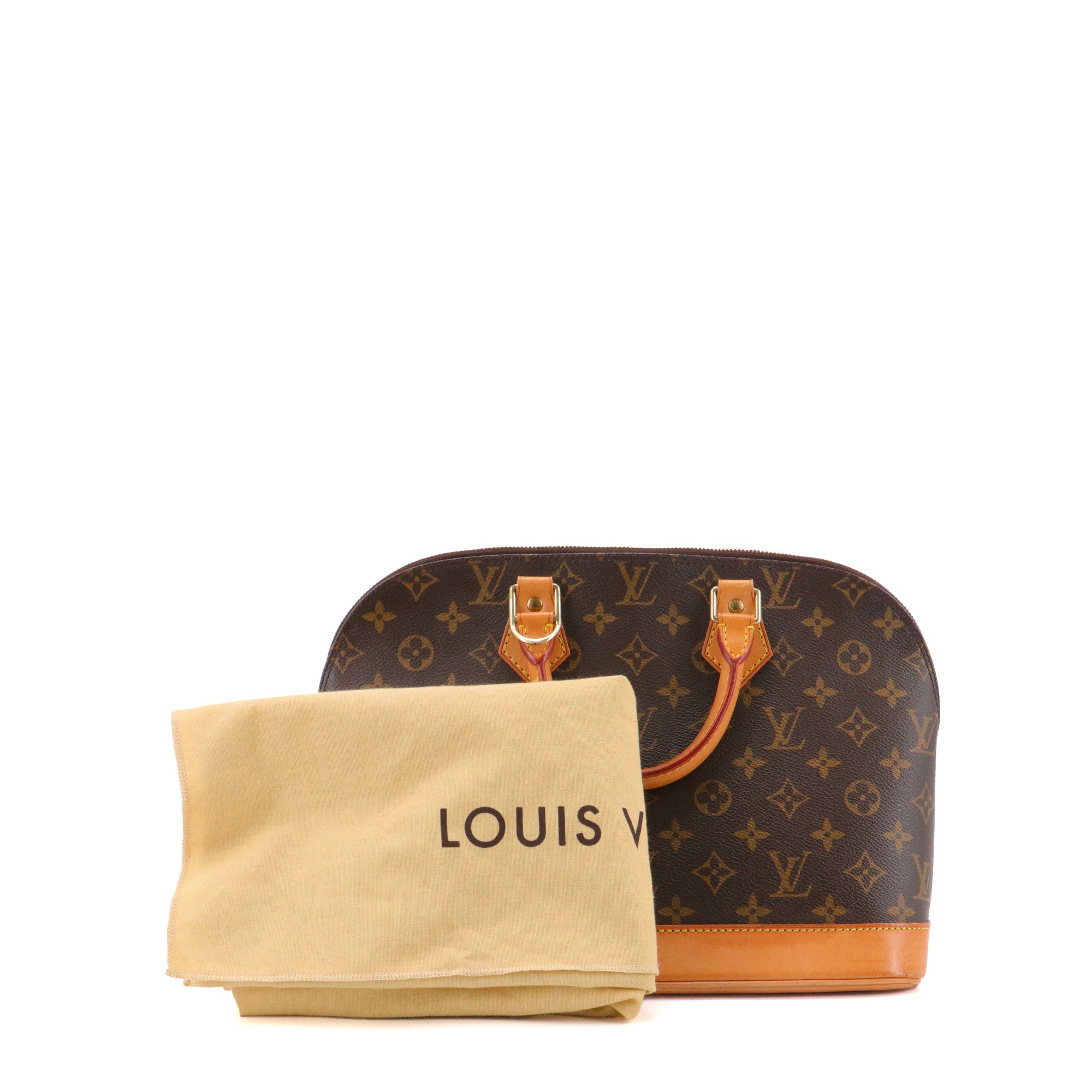 LOUIS VUITTON - Sac à main Alma PM Louis Vuitton en toile monogrammée