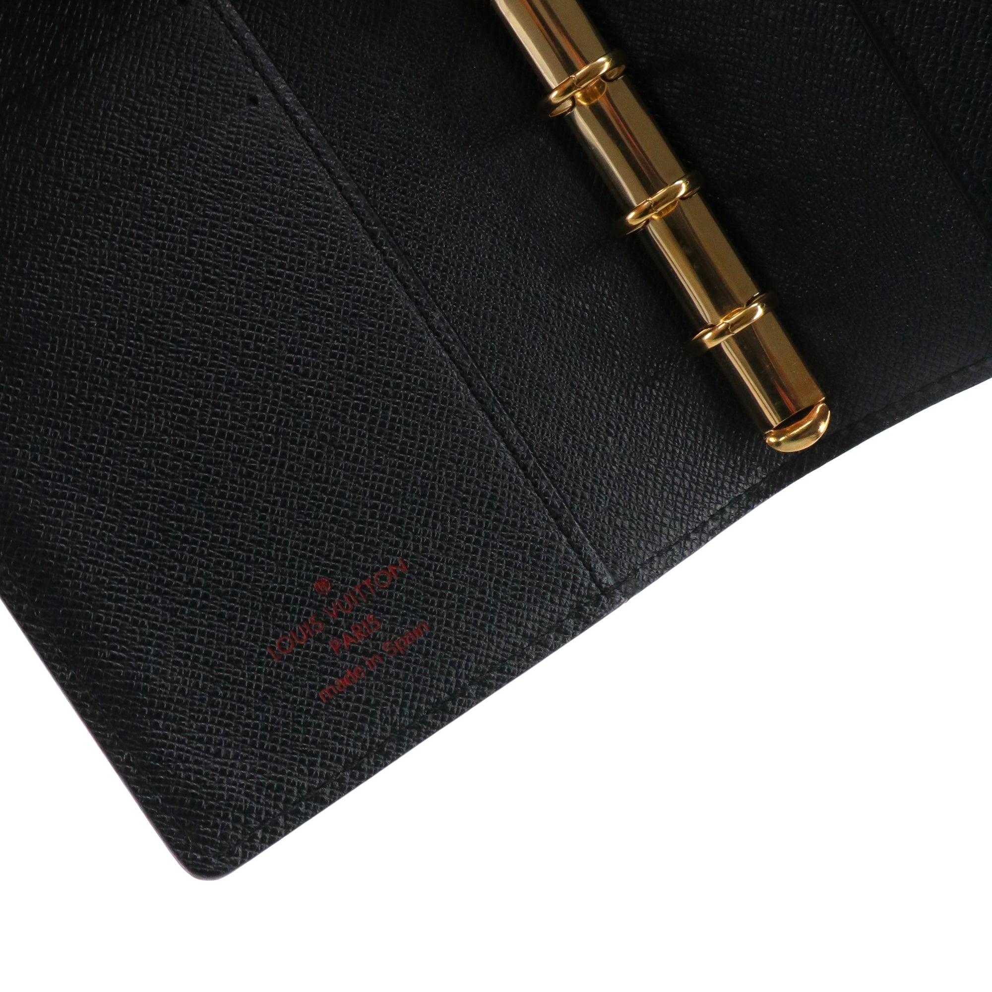 LOUIS VUITTON - Louis Vuitton PM diary cover in black epi leather