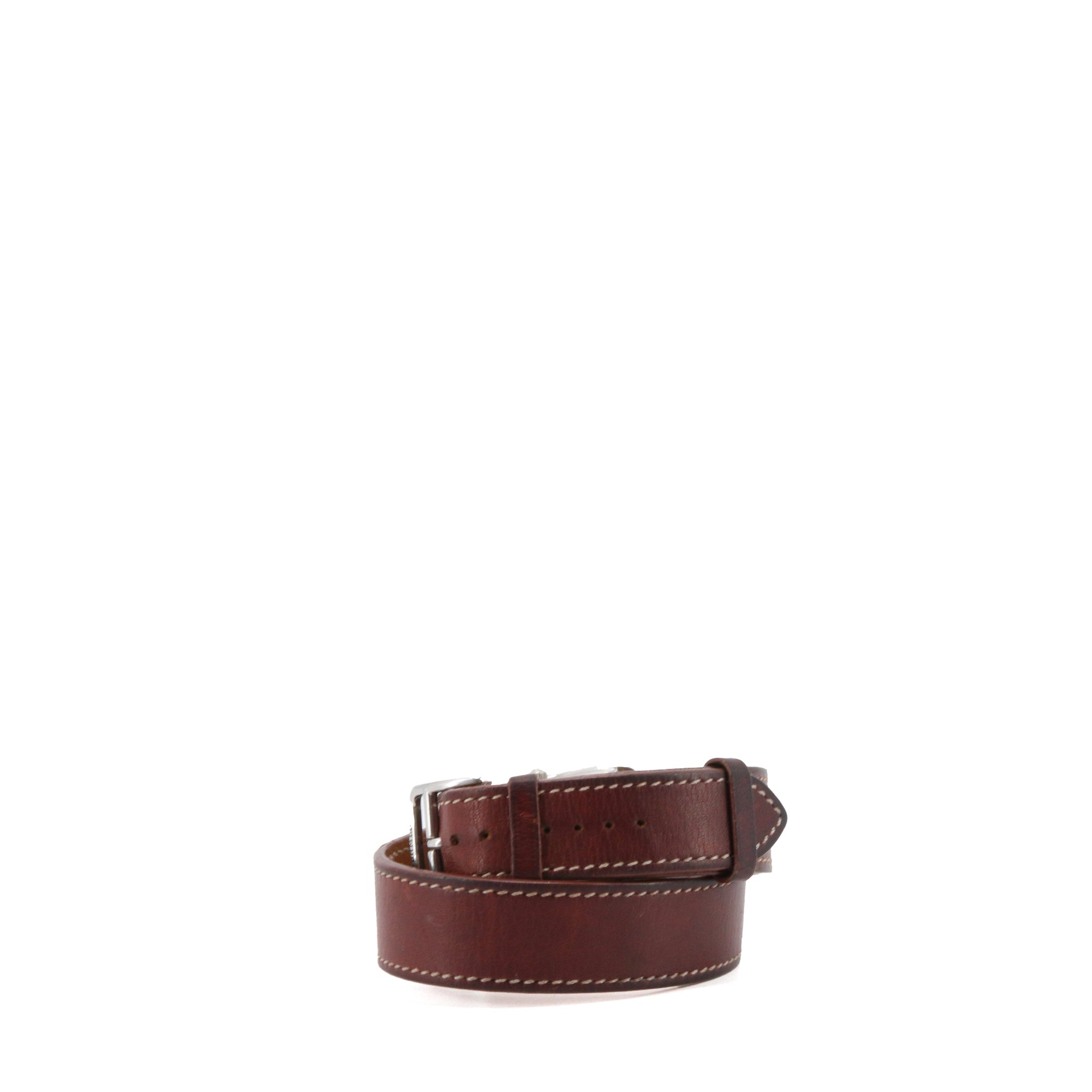HERMÈS - Montre Cape Cod Hermès en cuir marron