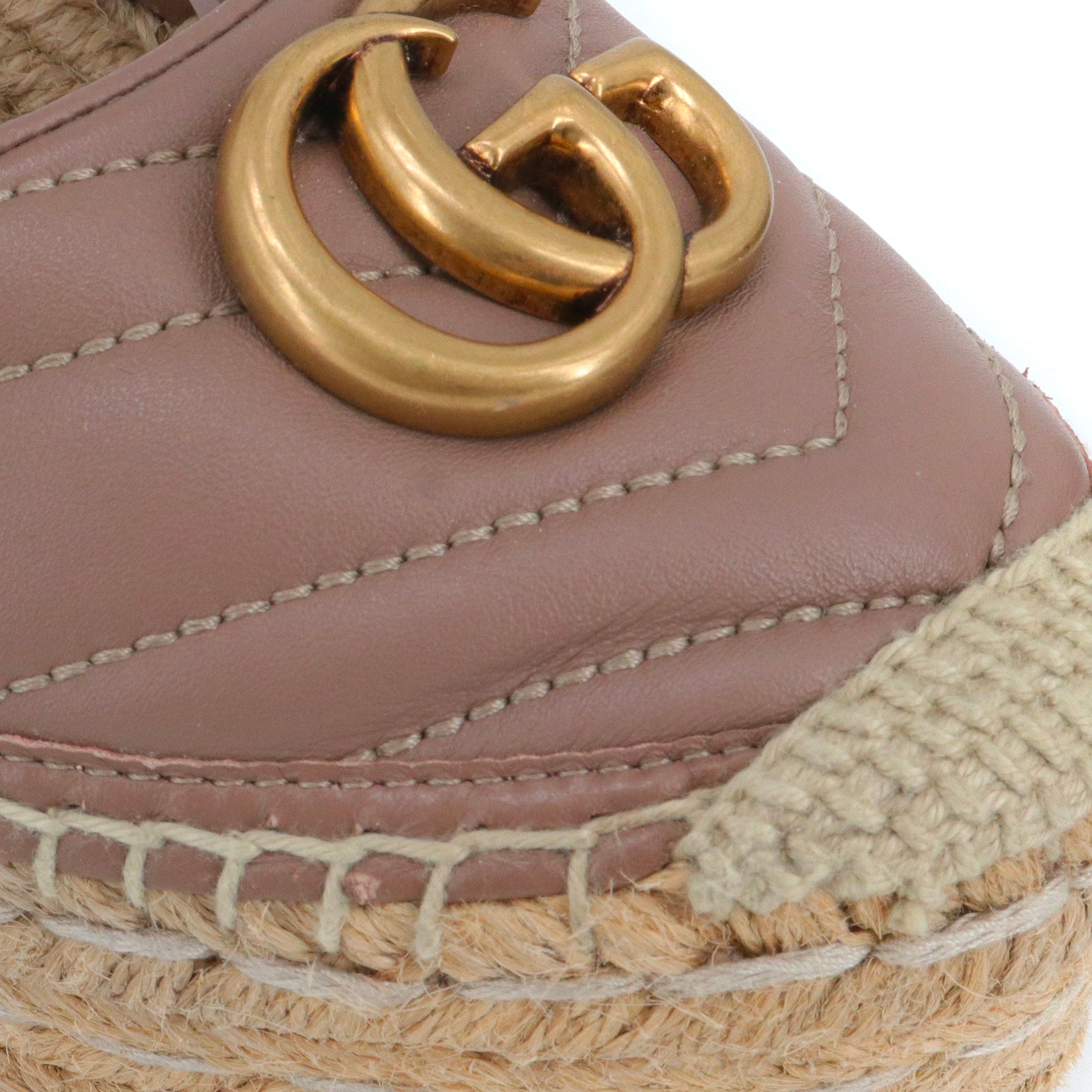 GUCCI - Espadrilles in GG canvas and bees (T36.5)