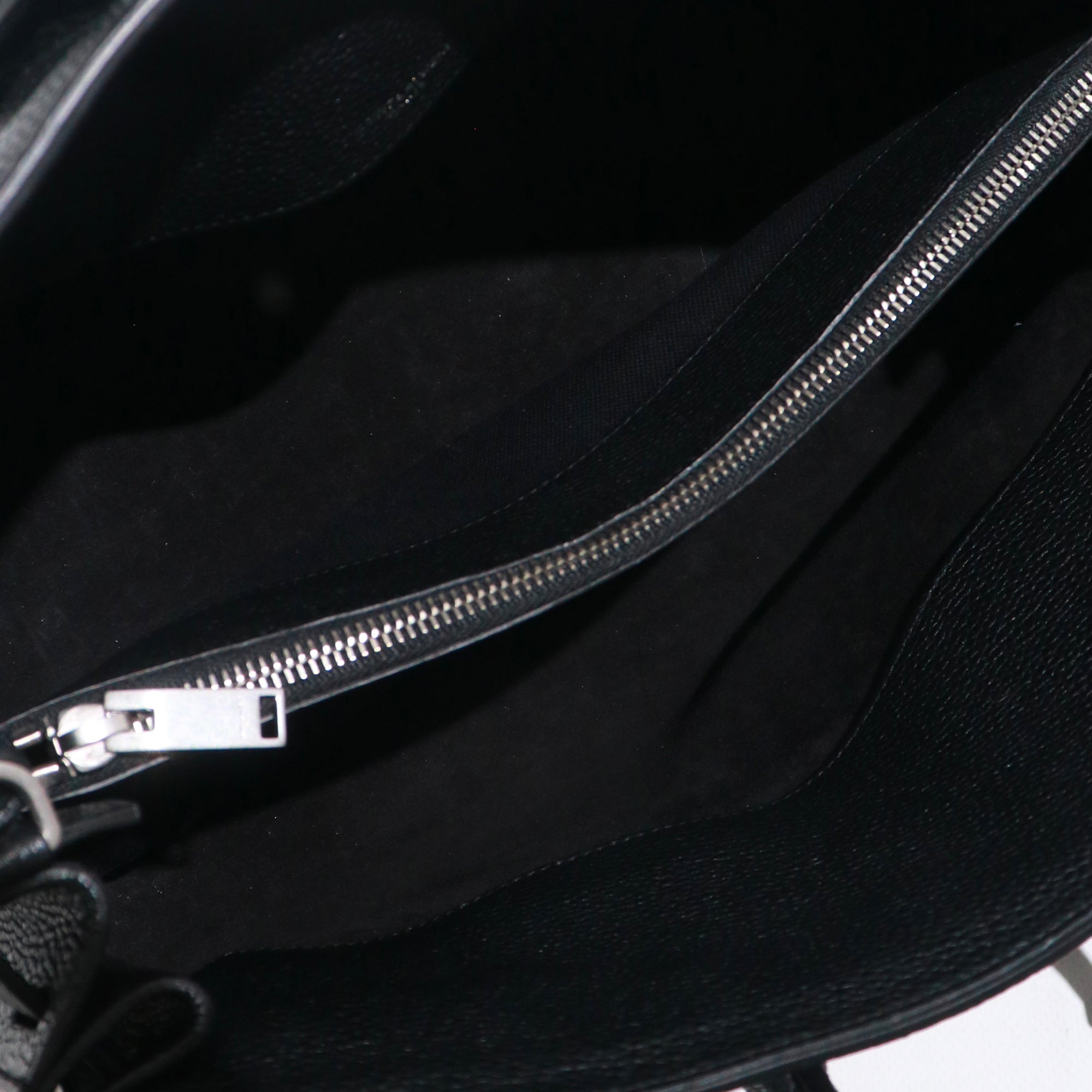 SAINT LAURENT - Sac de Jour small en cuir grainé noir
