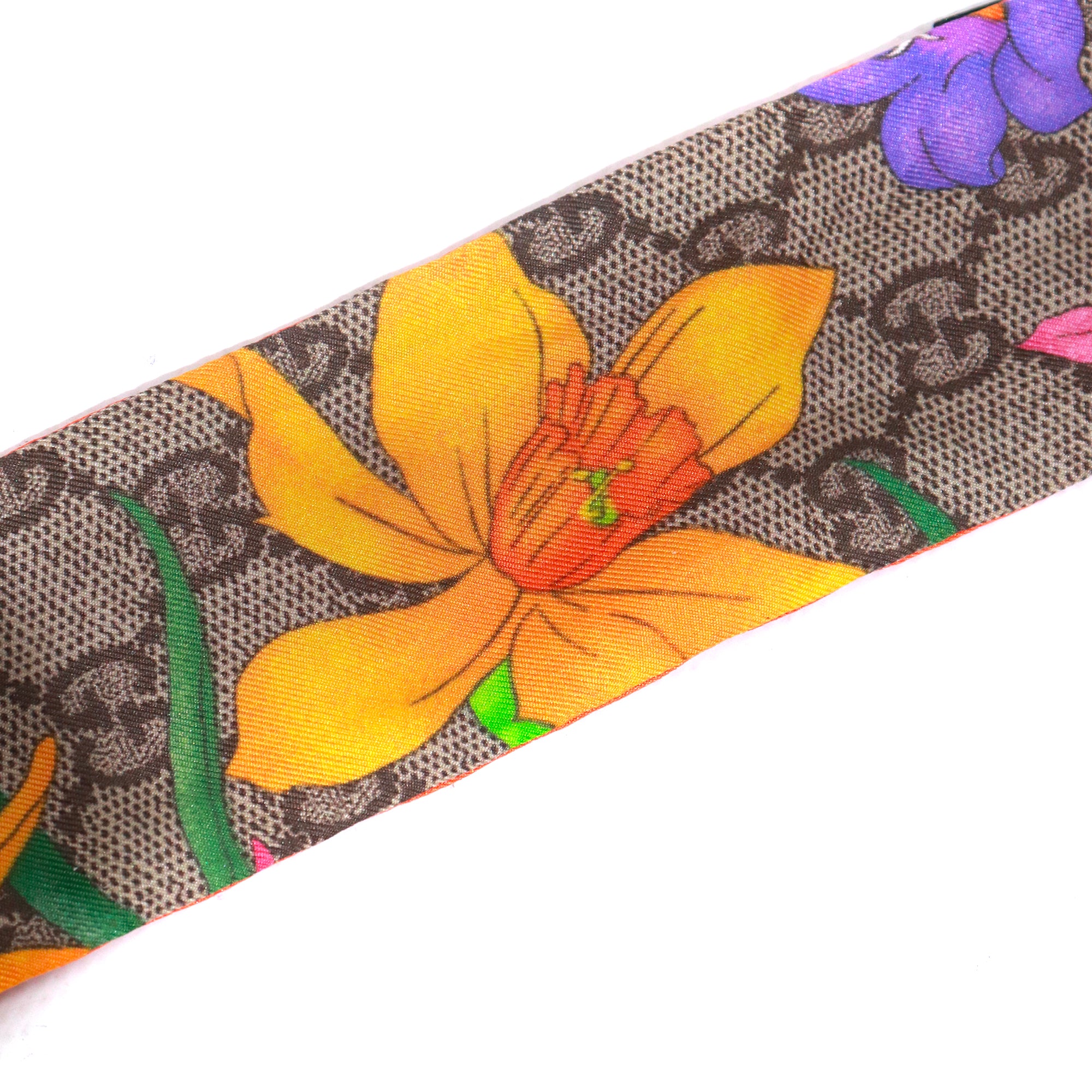 GUCCI - Fine monogram silk twilly