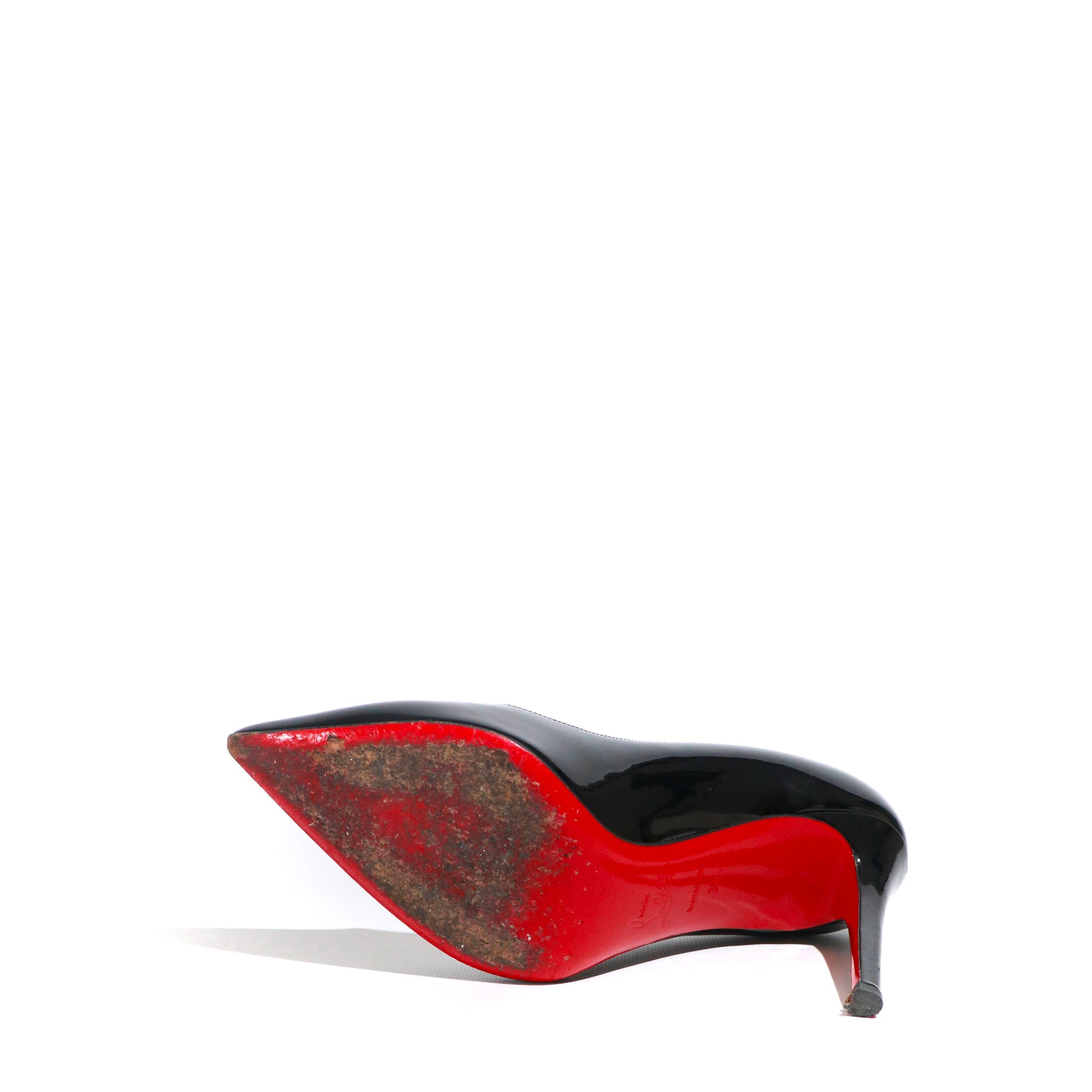 LOUBOUTIN - Pigalle pumps in black patent leather (T39)