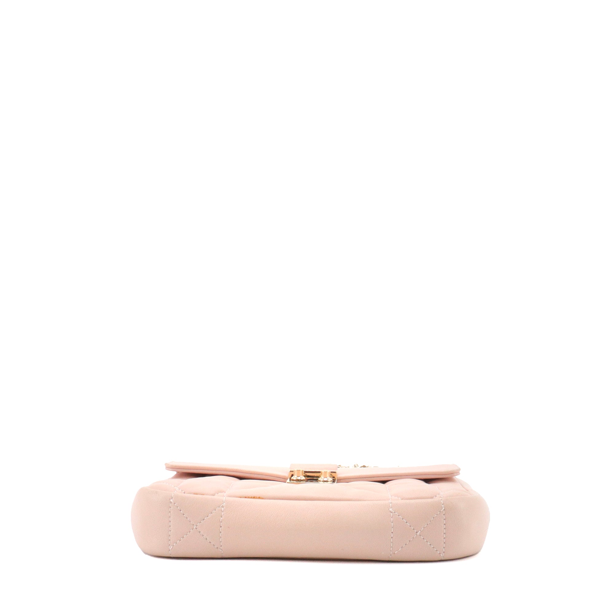 DIOR - Sac à bandoulière Miss Dior Promenade Dior en cuir cannage rose