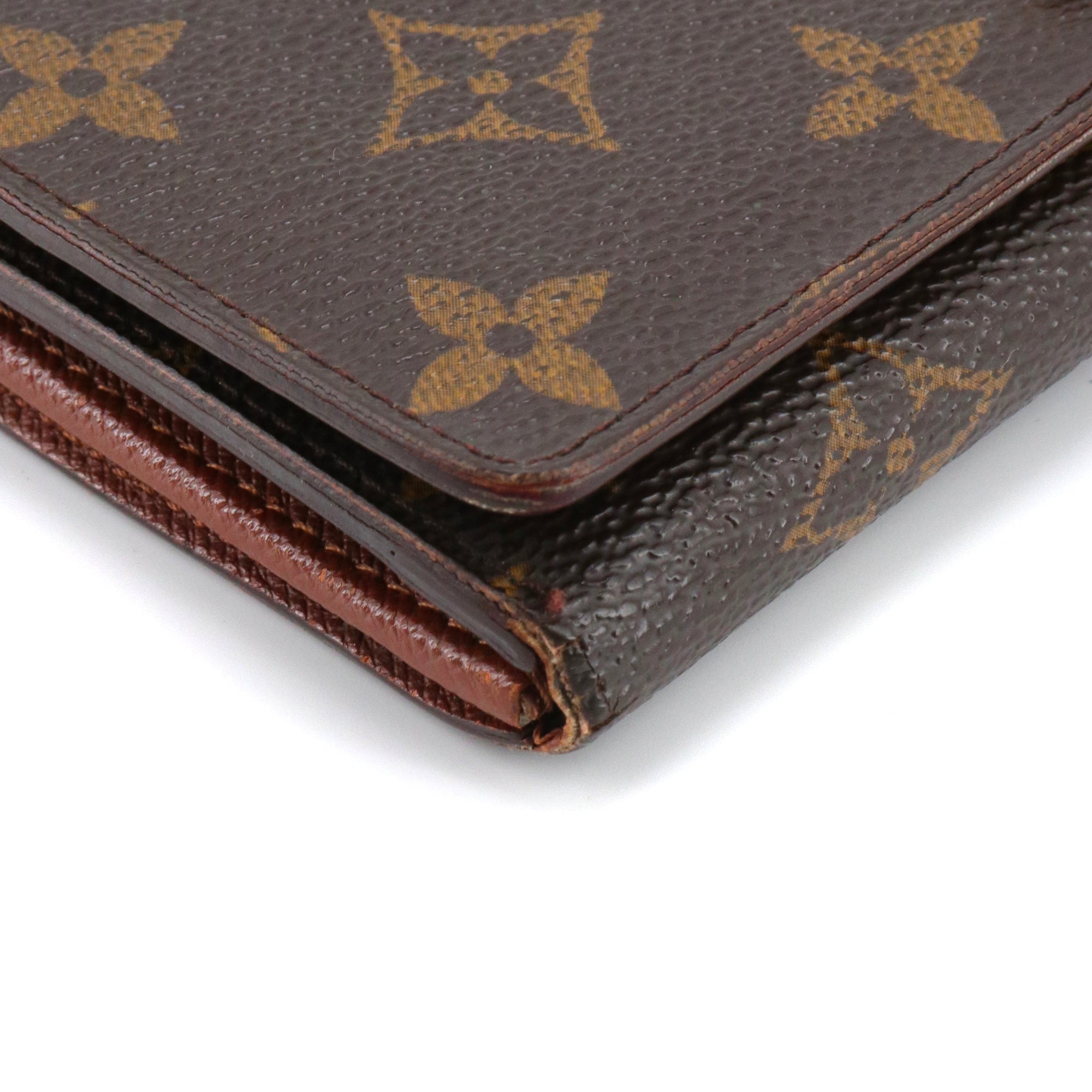 LOUIS VUITTON - Portefeuille Trésor Louis Vuitton en toile monogrammée