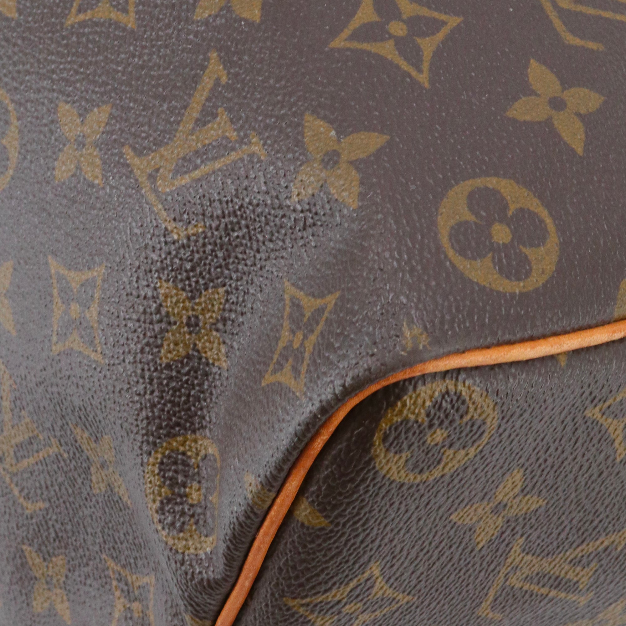 LOUIS VUITTON - Sac à main Speedy 35 Louis Vuitton en toile monogrammée vintage