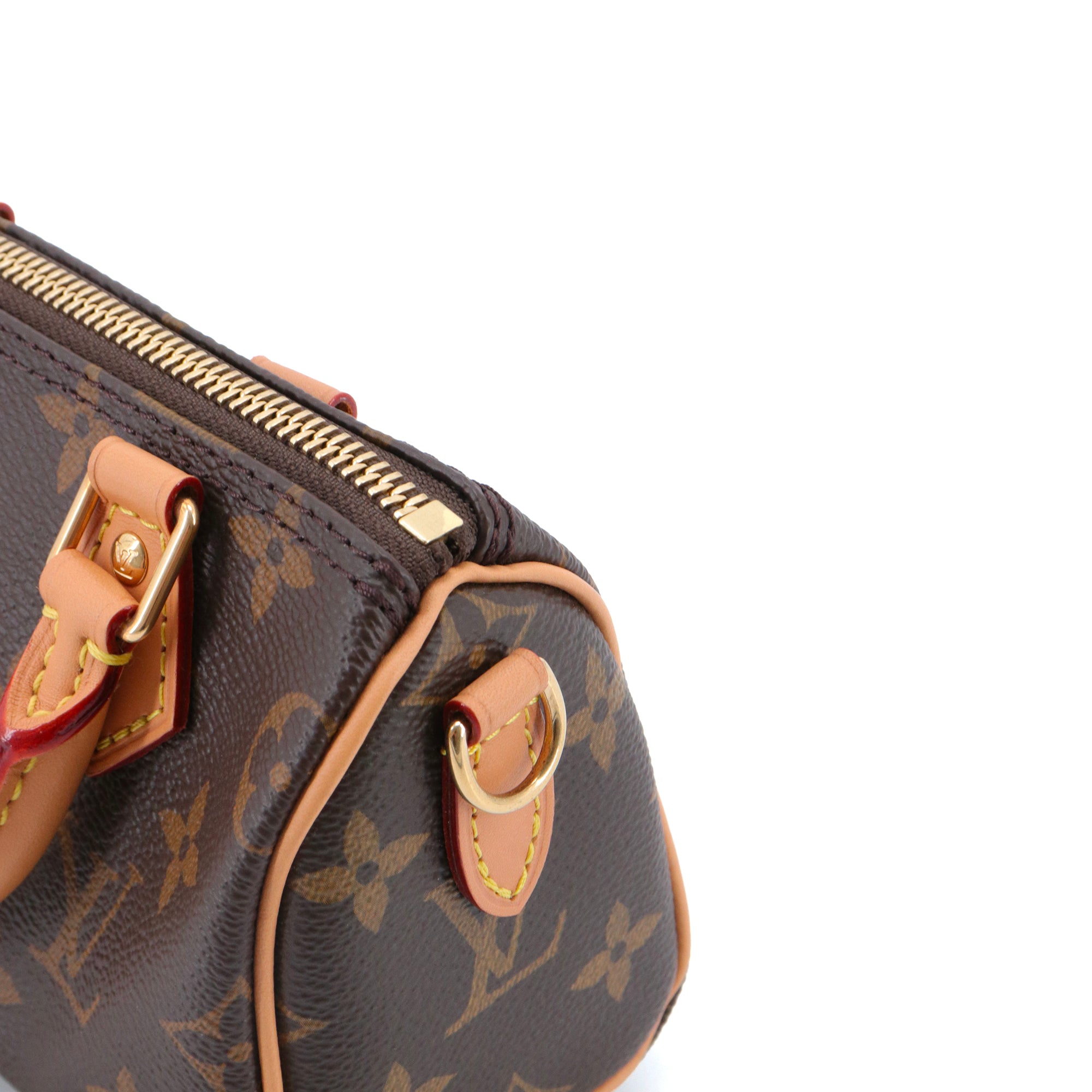 LOUIS VUITTON - Sac à bandoulière Nano Speedy Louis Vuitton en toile monogrammée