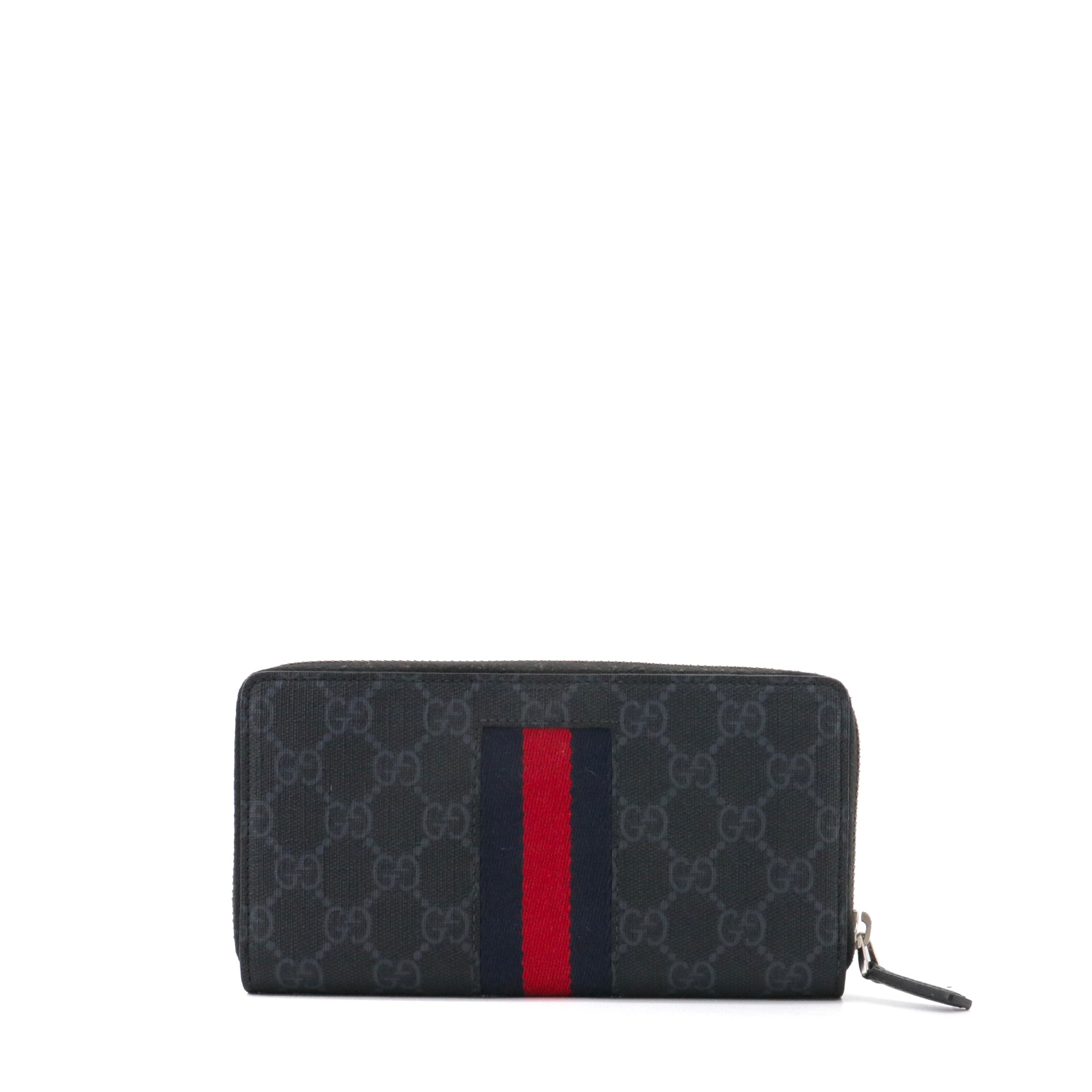 GUCCI - Portefeuille Long GG Supreme Gucci en toile enduite monogrammée