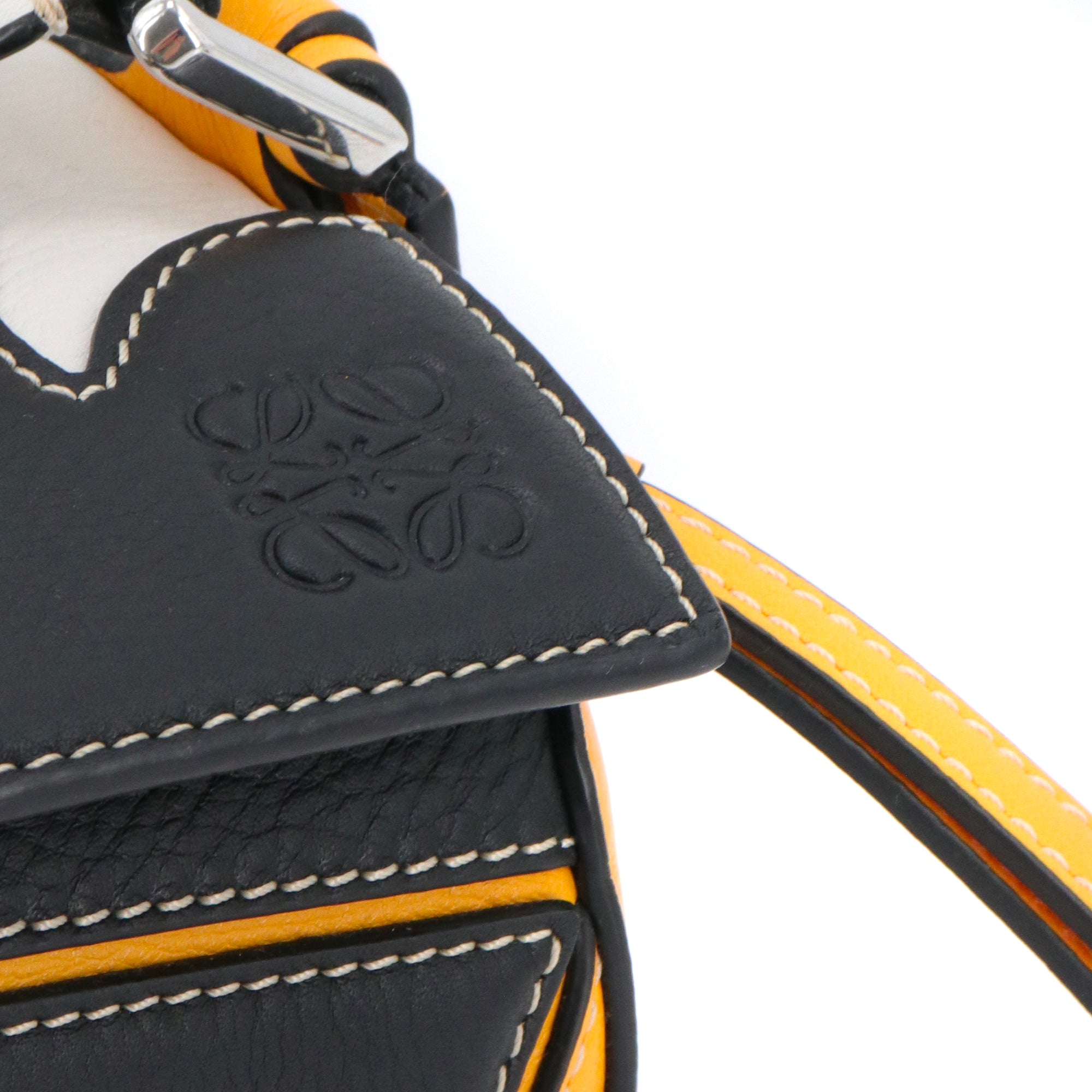 LOEWE - Sac à bandoulière Puzzle Small "Cowboy" Loewe en cuir tricolore
