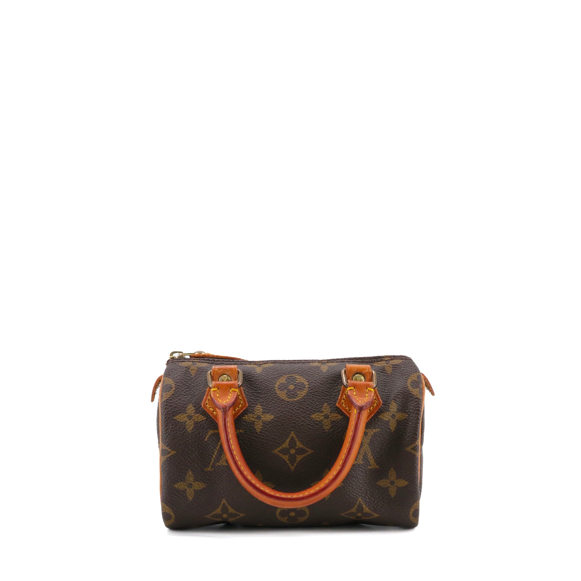LOUIS VUITTON - Sac à main Nano Speedy Louis Vuitton en toile monogrammée vintage