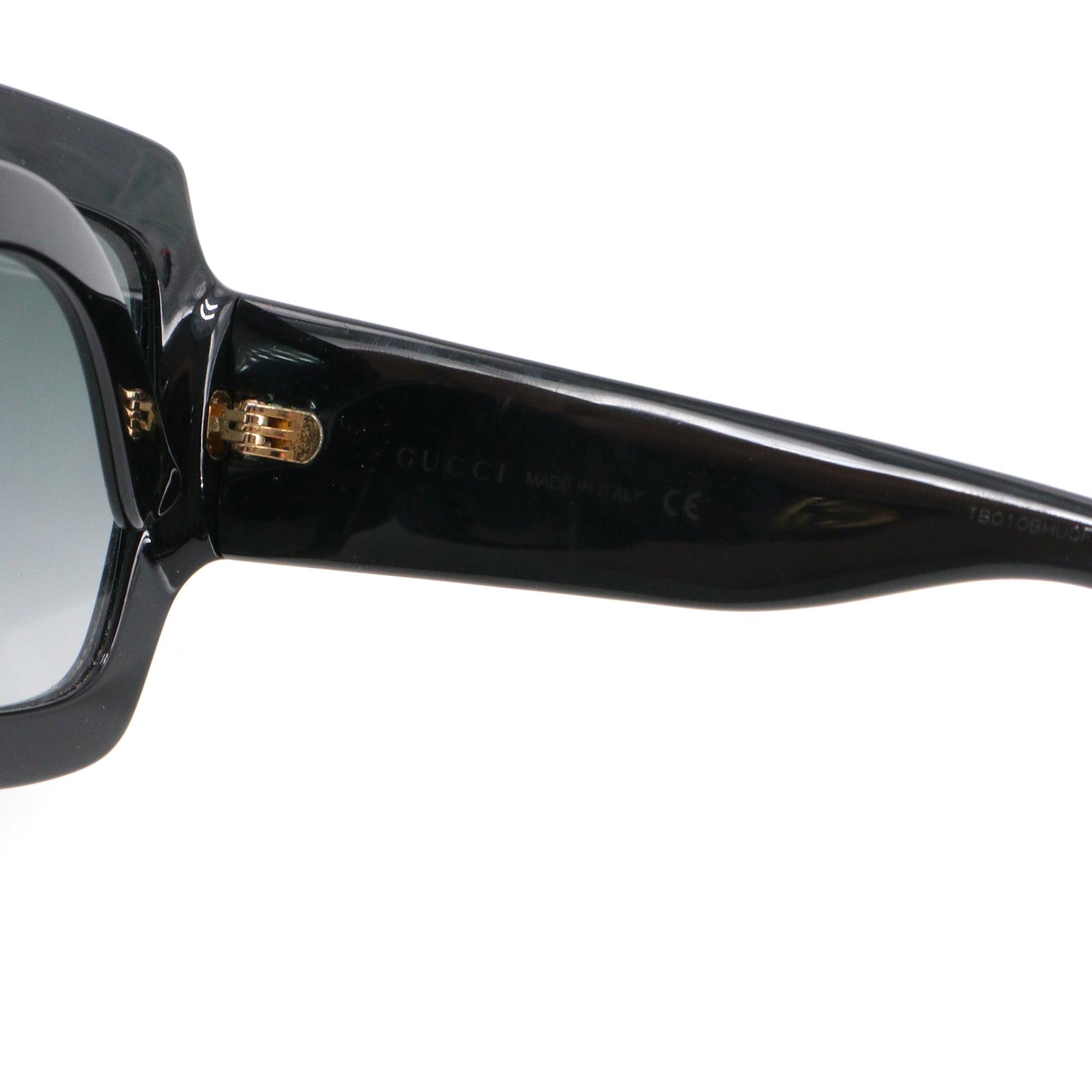 GUCCI - Lunettes de soleil Gucci en plastique noir