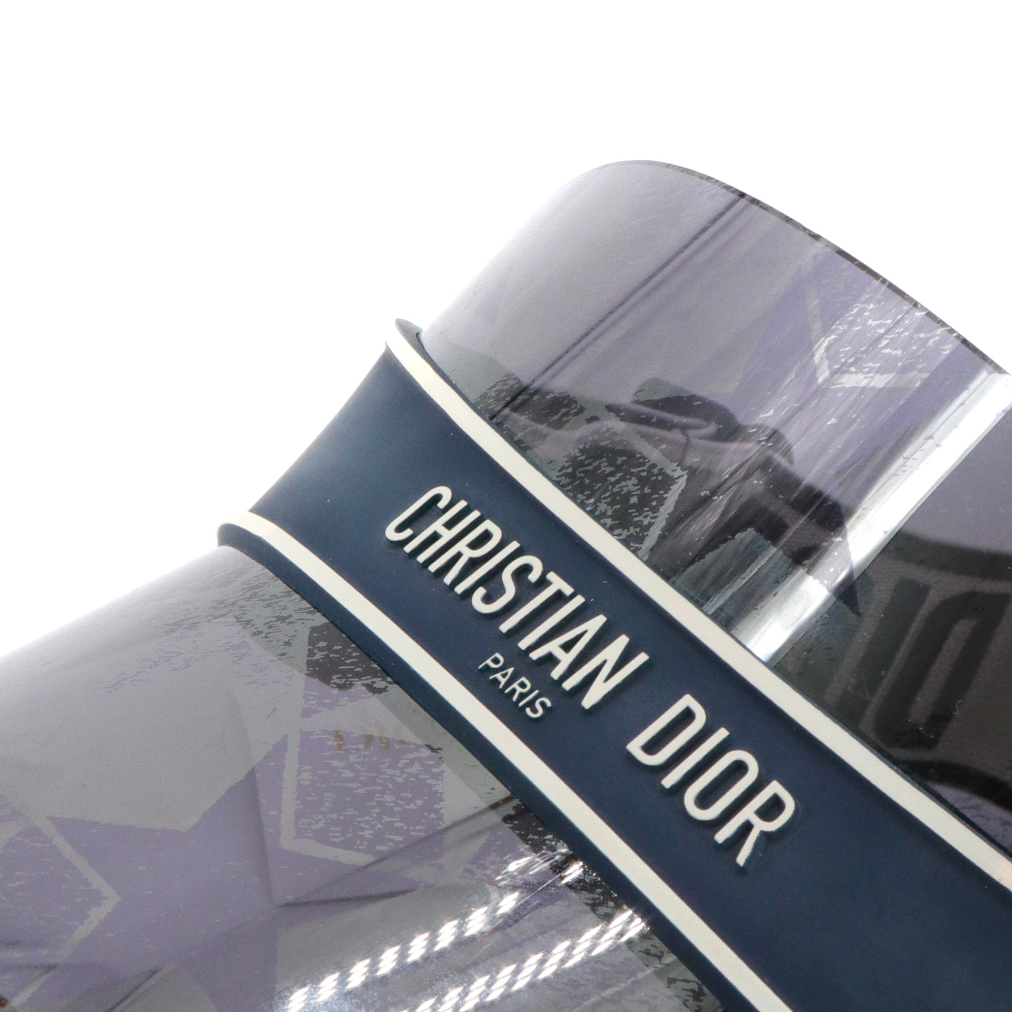 DIOR - Visière DiorClub V1UXT Dior en plastique bleu marine