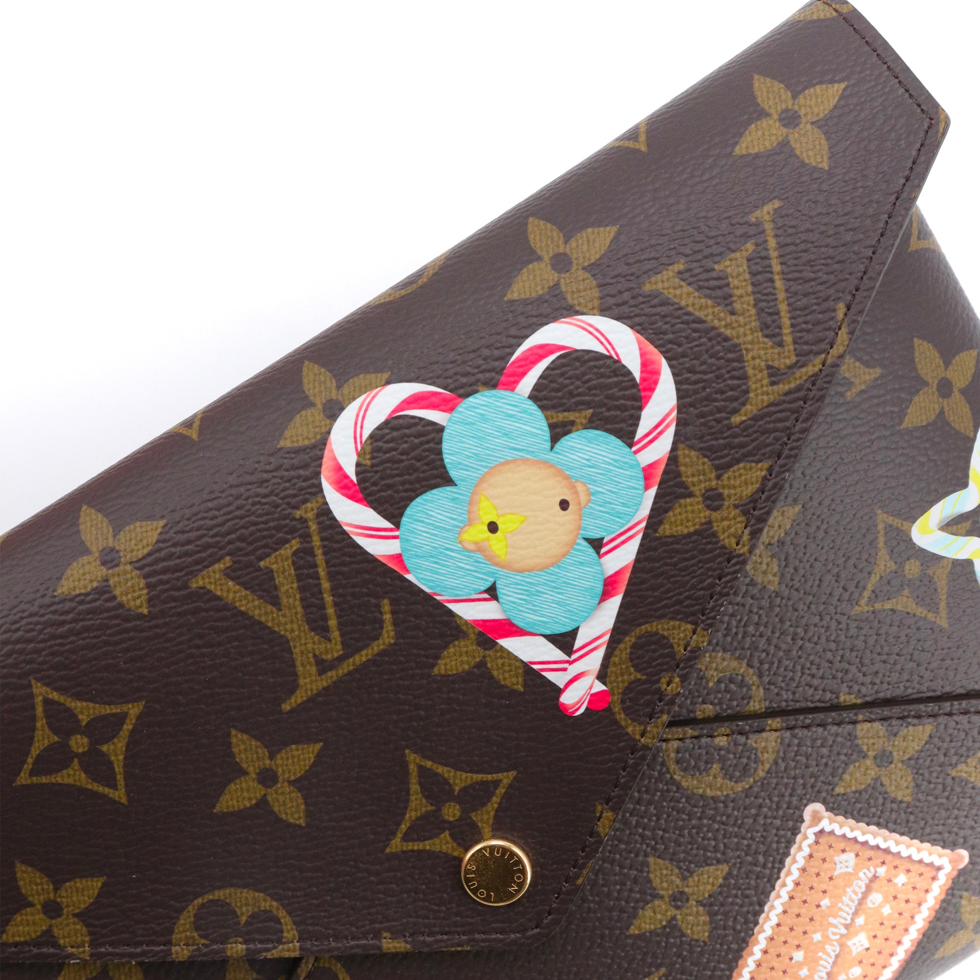 LOUIS VUITTON - Pochette Kirigami GM Candy Factory Louis Vuitton en toile monogrammée