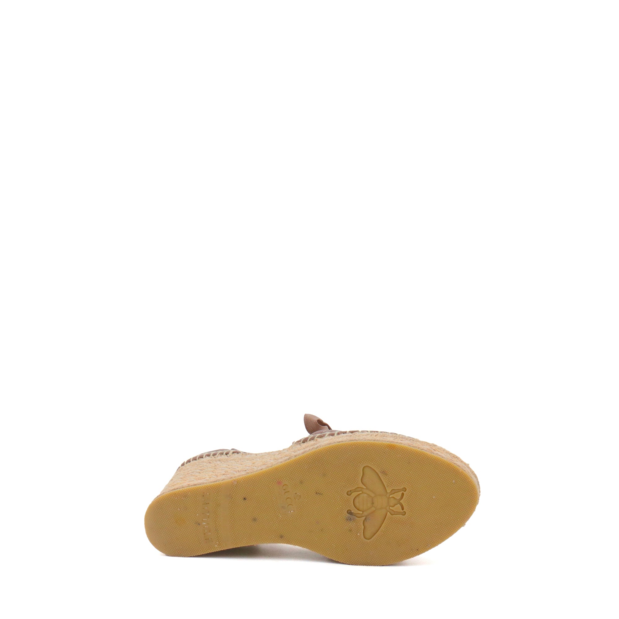 GUCCI - Espadrilles in GG canvas and bees (T36.5)