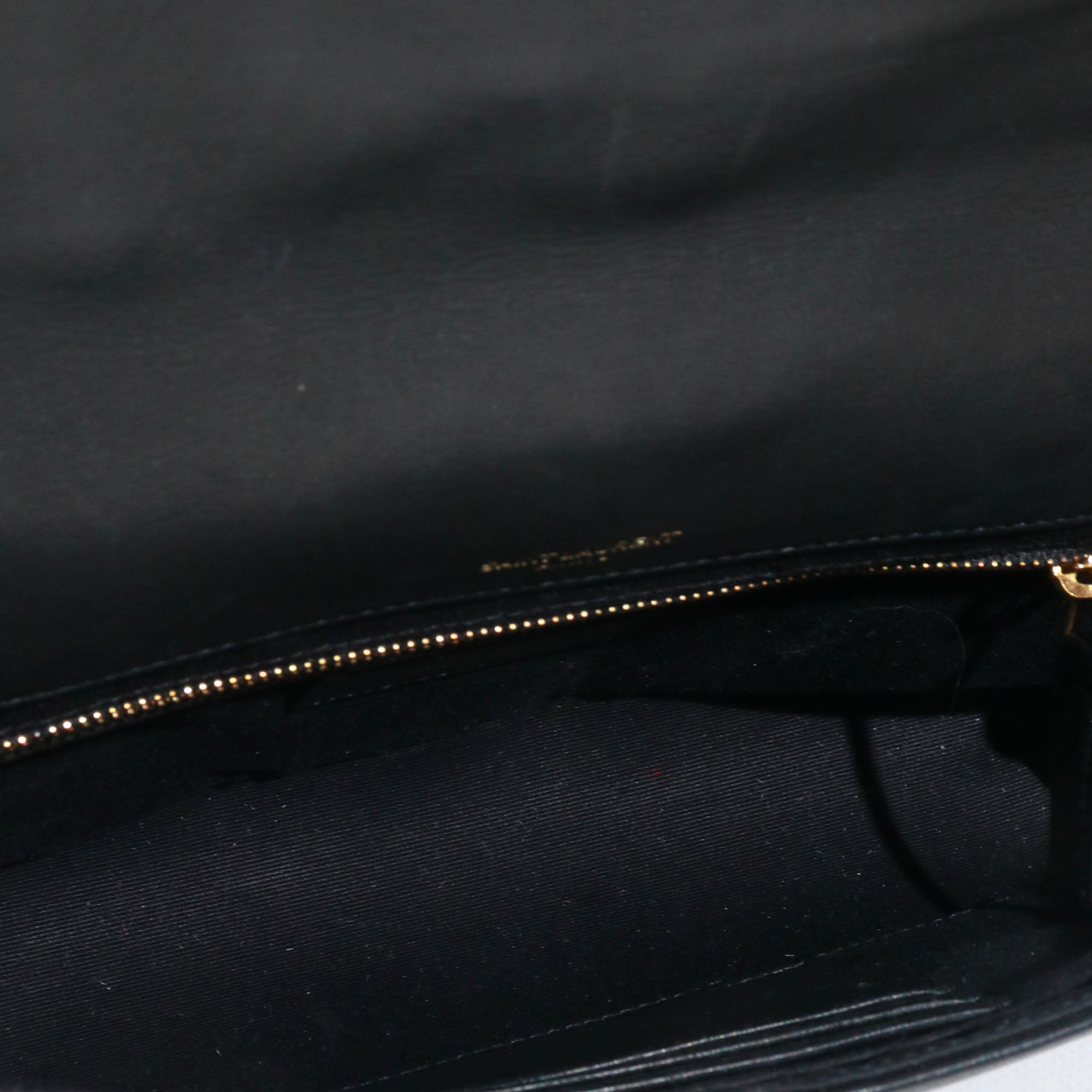 SAINT LAURENT - Sac à bandoulière Jamie medium Saint Laurent bi-matière cuir daim noir