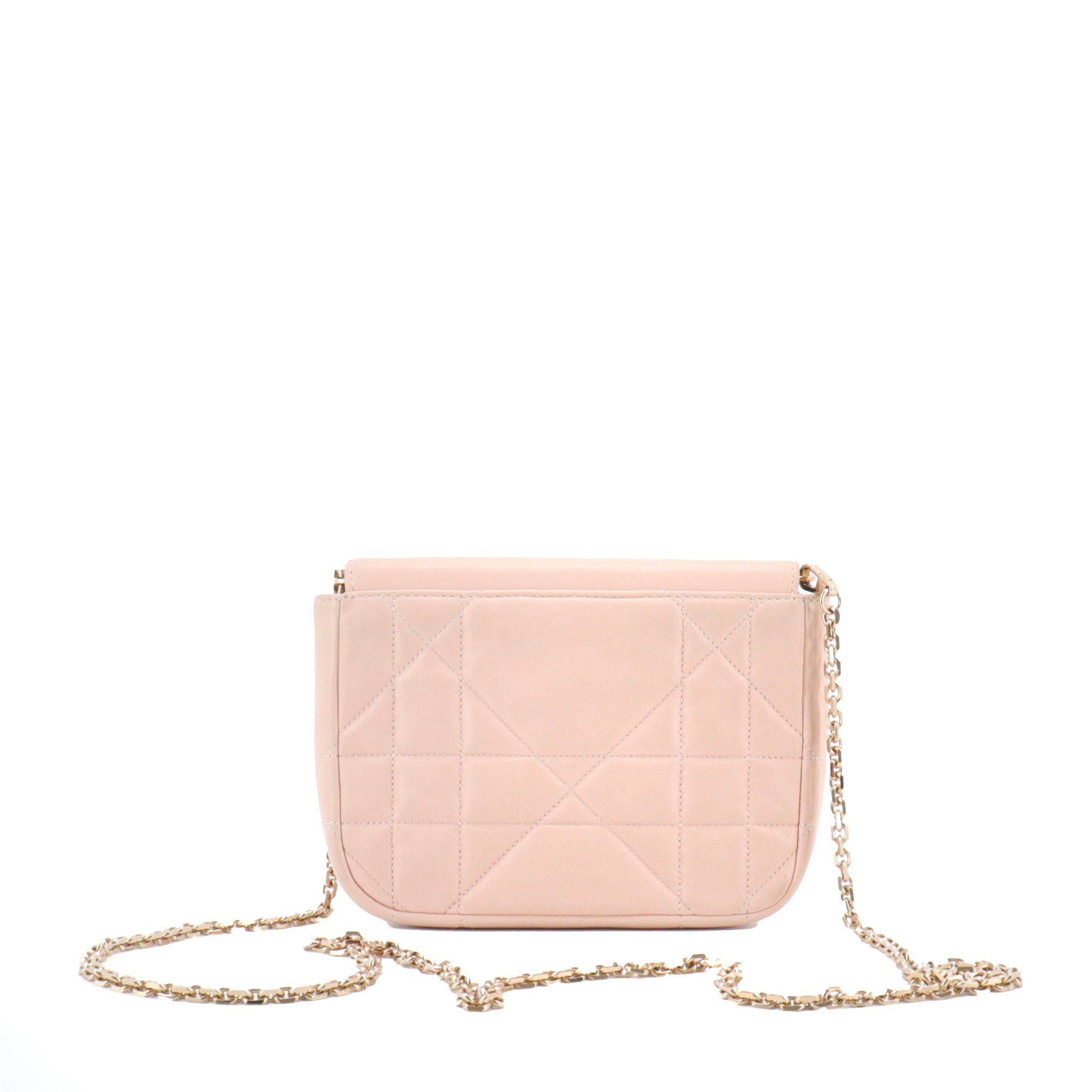 DIOR - Sac à bandoulière Miss Dior Promenade Dior en cuir cannage rose