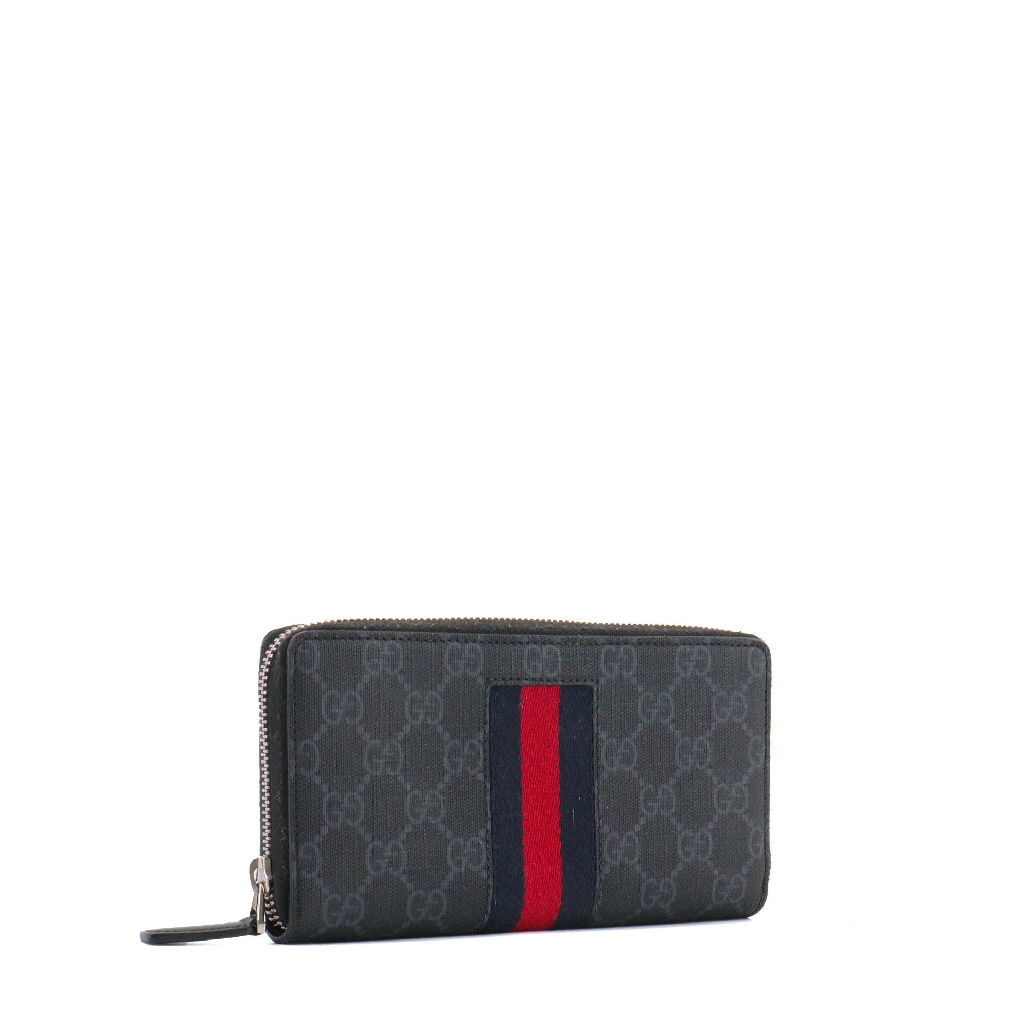 GUCCI - Portefeuille Long GG Supreme Gucci en toile enduite monogrammée