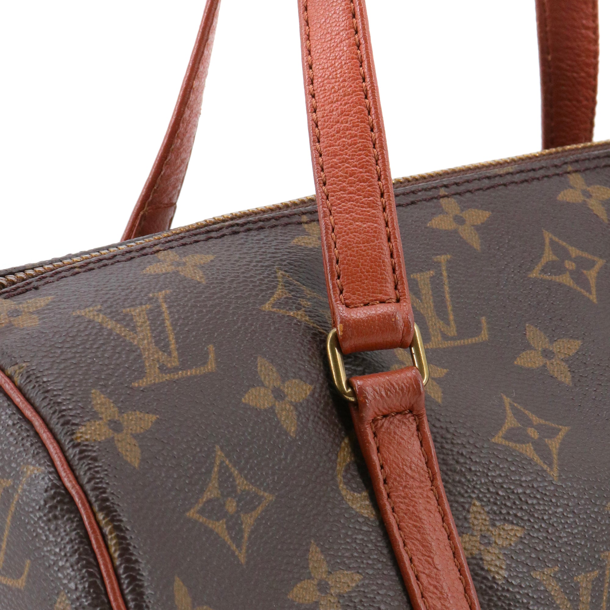 LOUIS VUITTON - Sac à main Papillon Louis Vuitton en toile monogrammée vintage