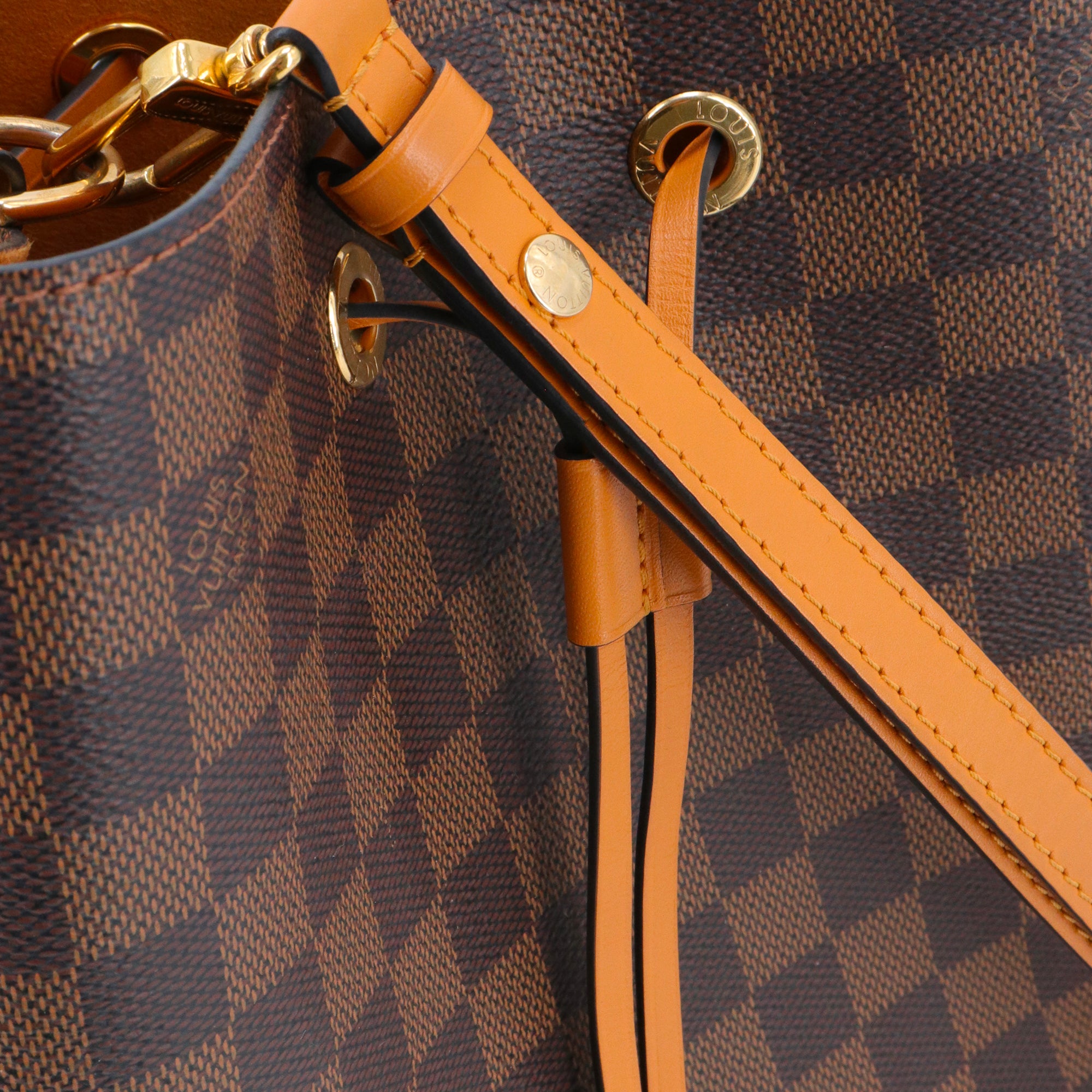 LOUIS VUITTON - Sac à épaule Néonoé Louis Vuitton en toile damier ébène