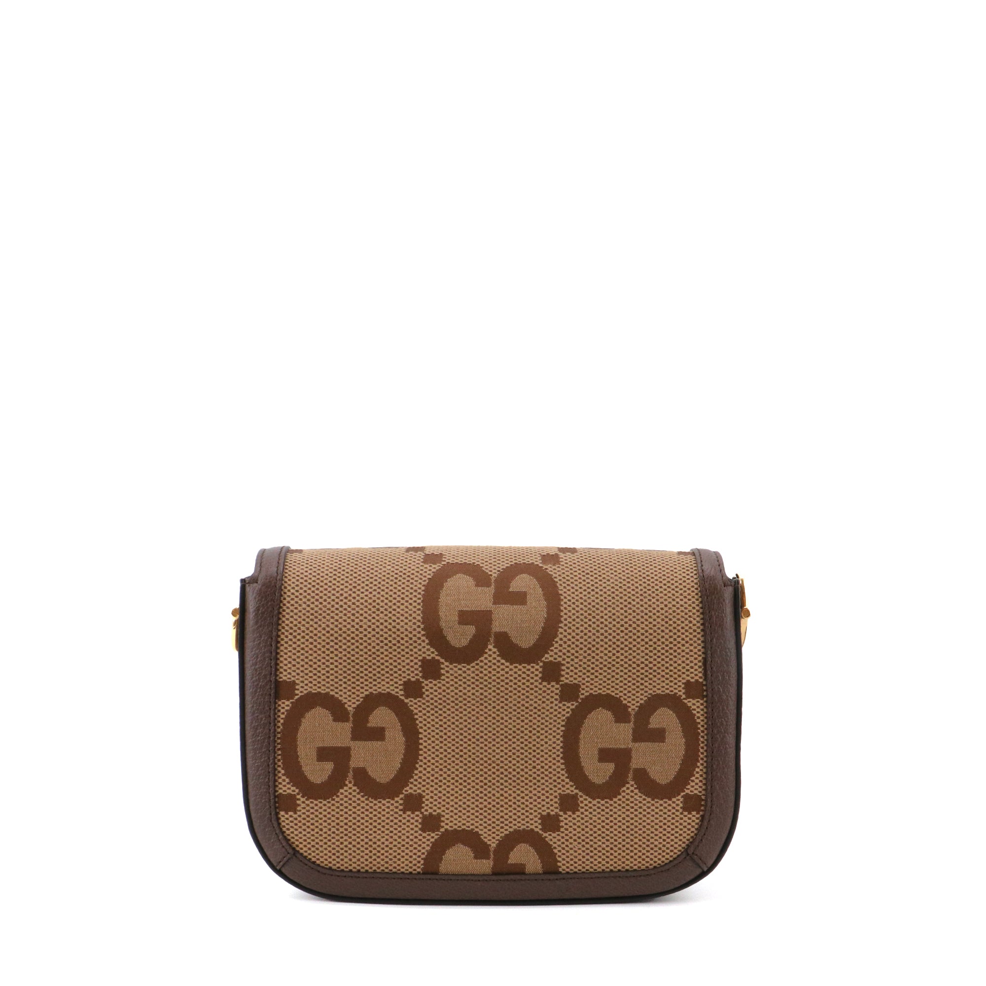 GUCCI - Sac à bandoulière Horsebit 1955 Gucci en toile GG Jumbo marron